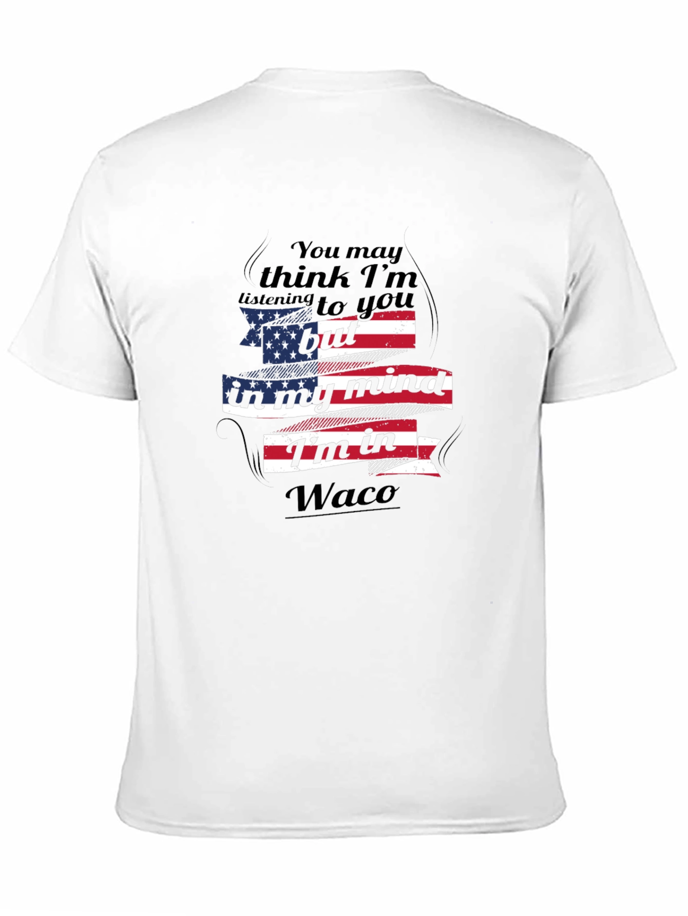 Waco Mind T-Shirt - Patriotic USA Design