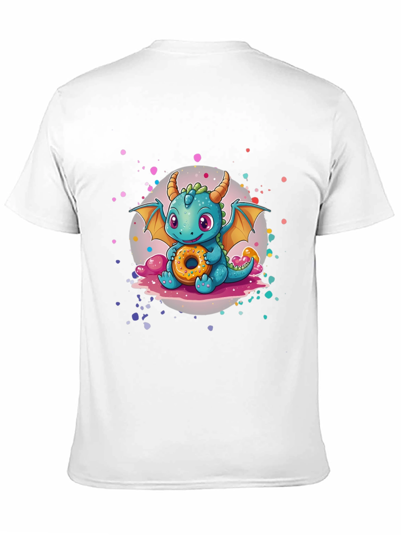 Dragon & Donut Black T-Shirt