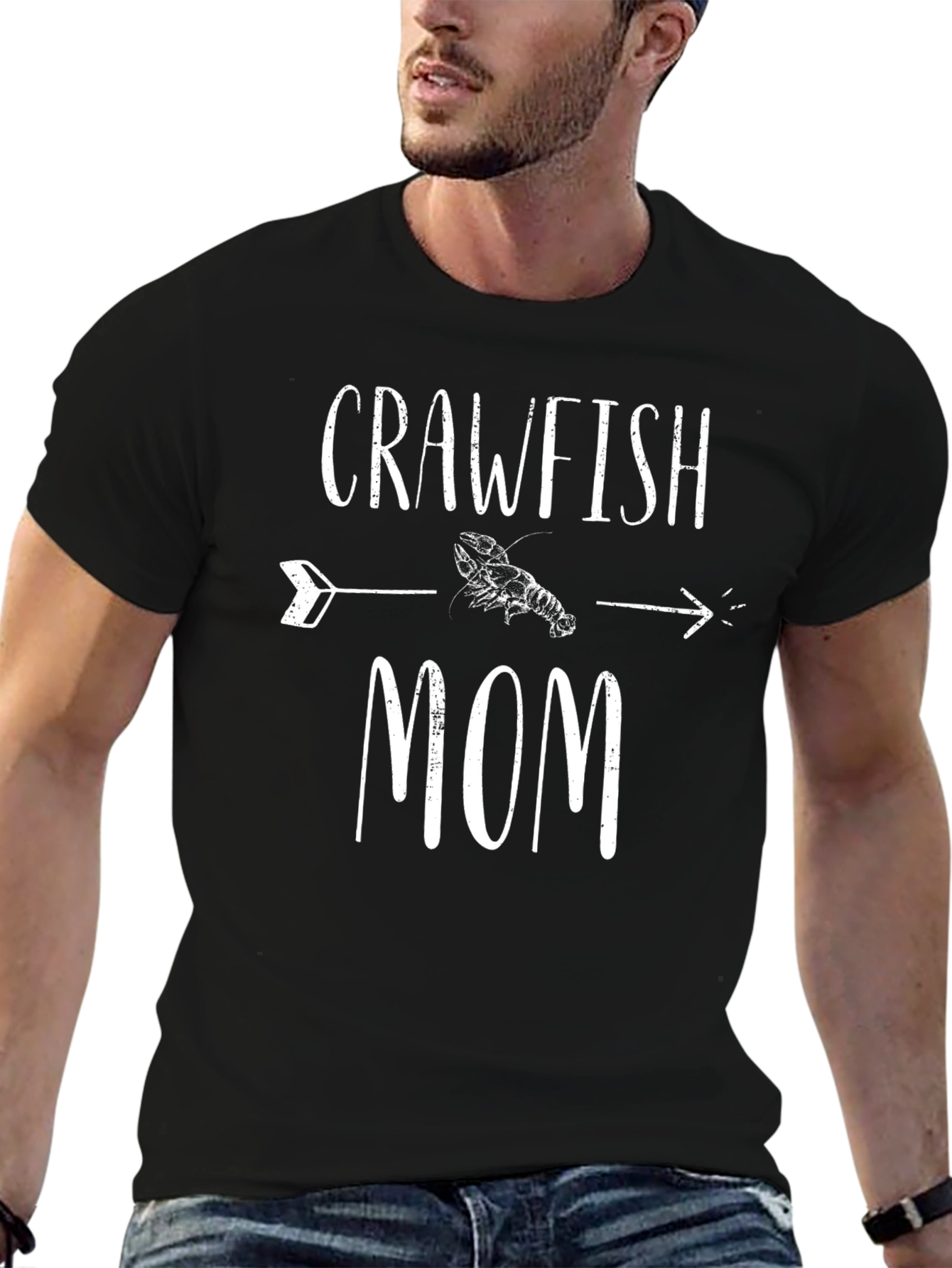 Crawfish Mom T-Shirt - Black Tee