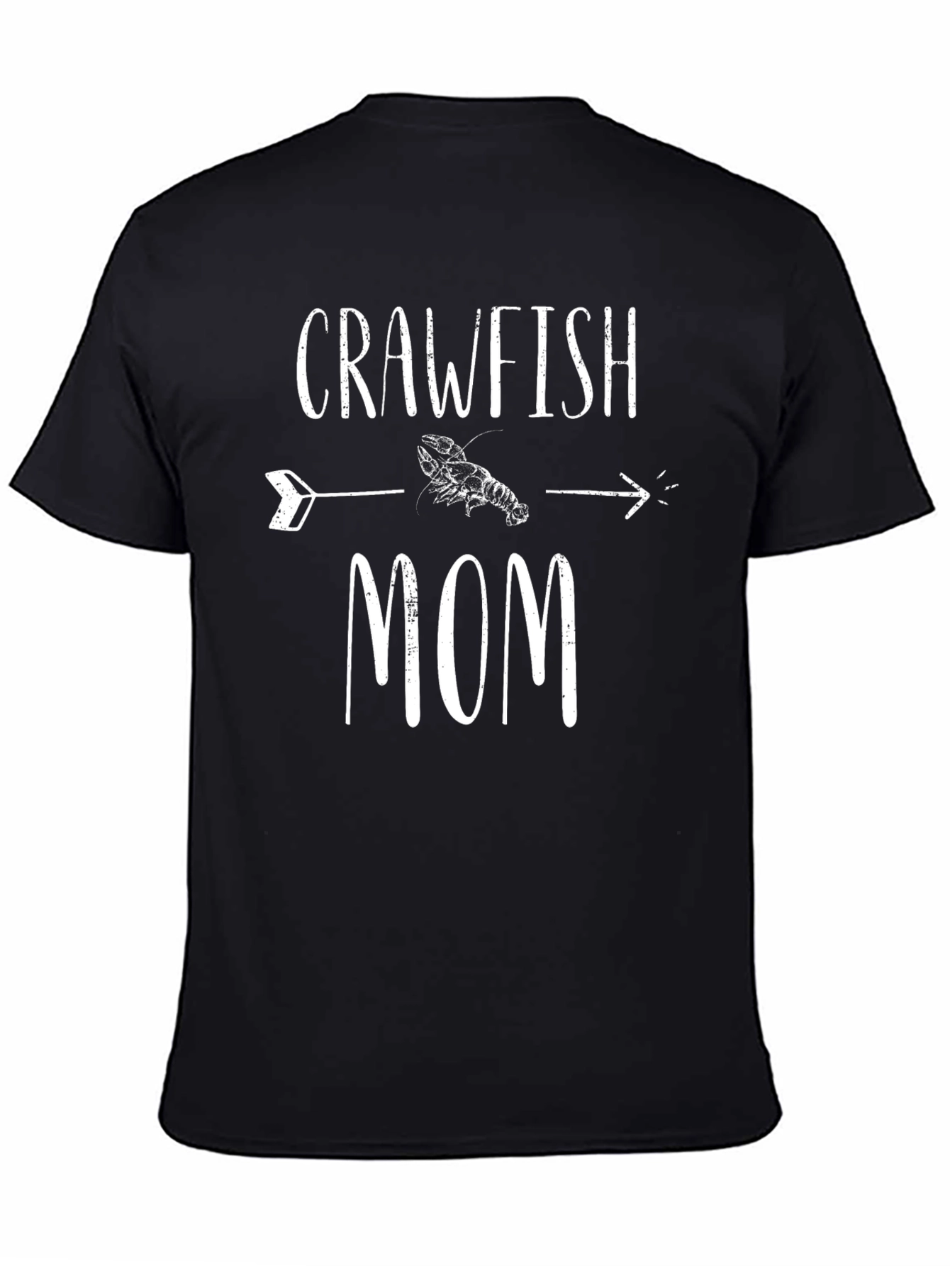 Crawfish Mom T-Shirt - Black Tee