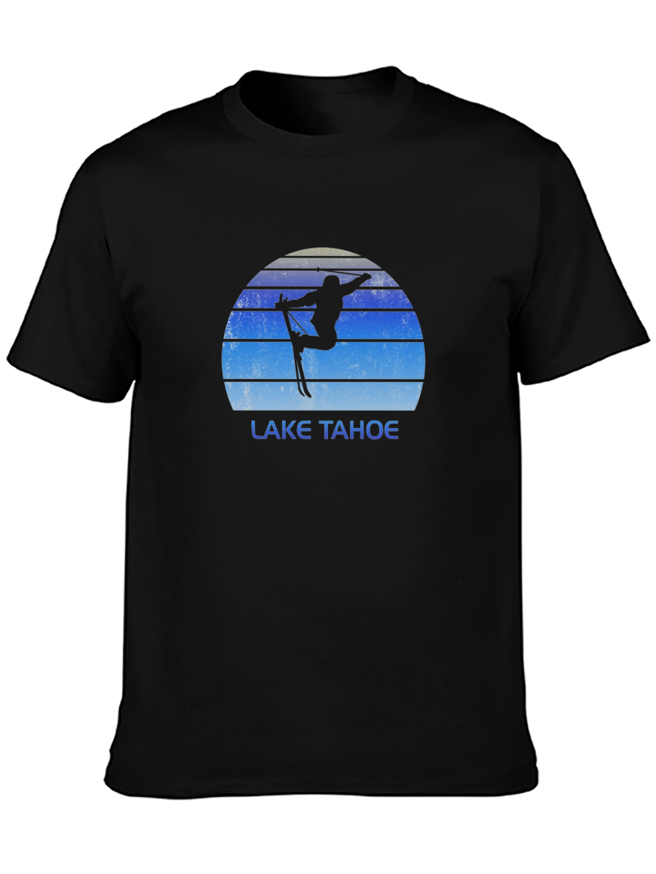 Lake Tahoe Skier Graphic T-Shirt