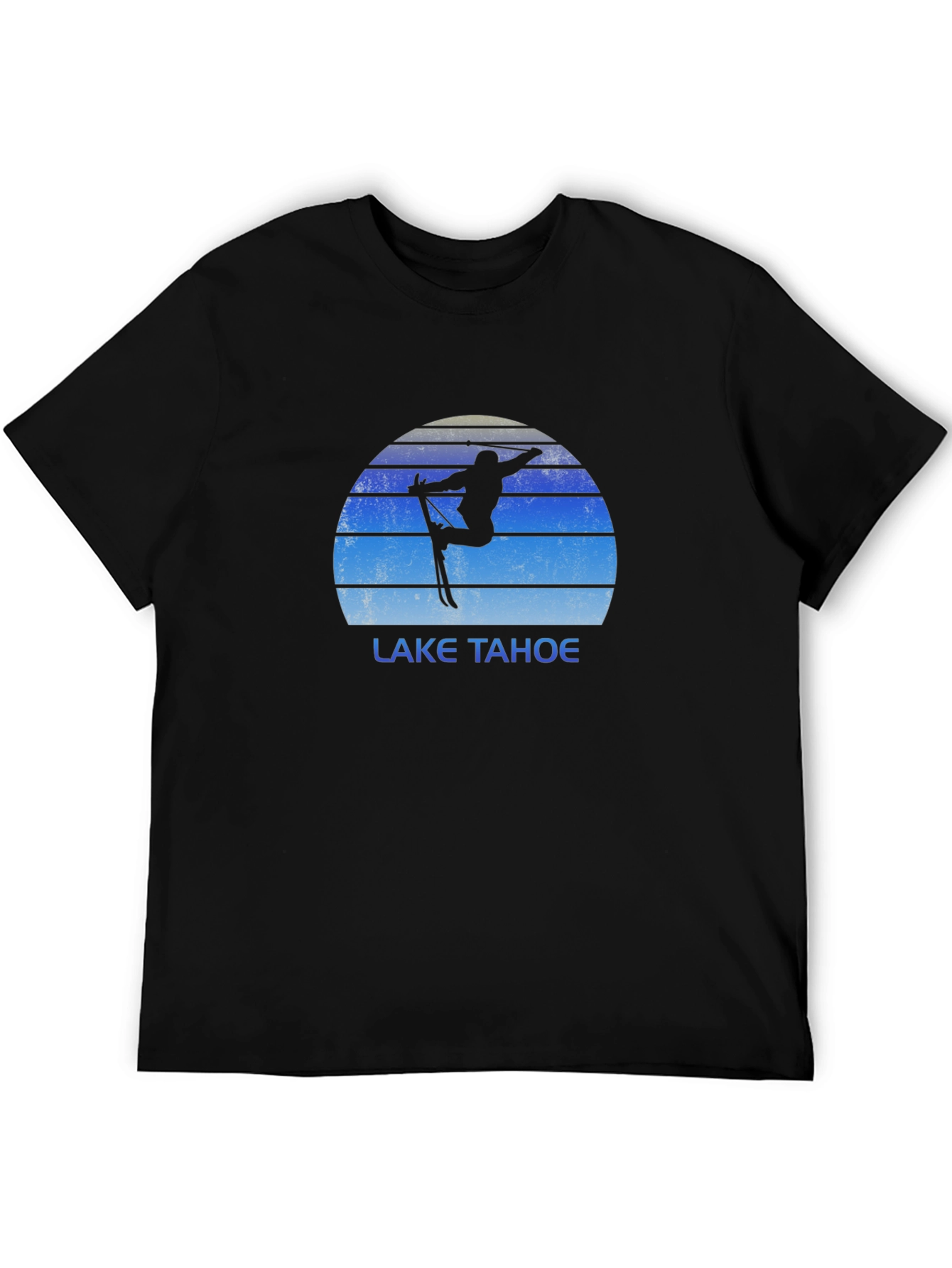 Lake Tahoe Skier Graphic T-Shirt