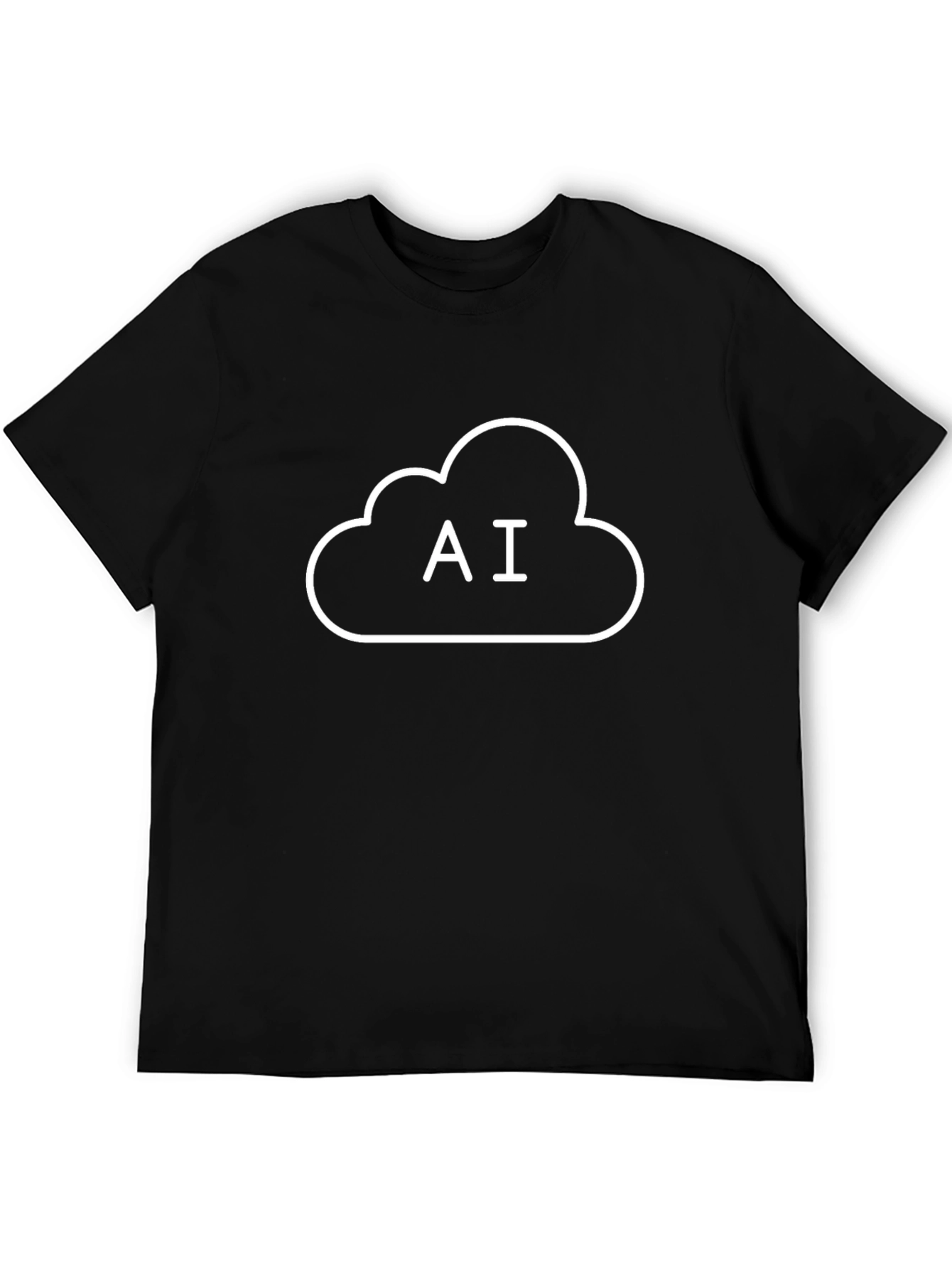 AI Cloud Graphic T-Shirt - Stylish and Trendy