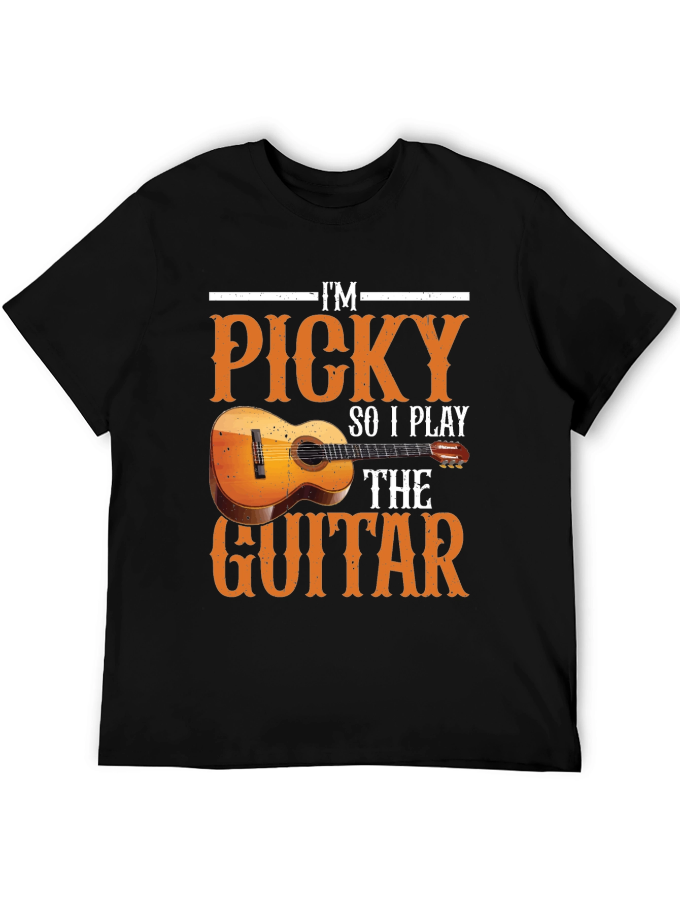 Picky Guitarist Graphic T-Shirt - Music Lover Tee