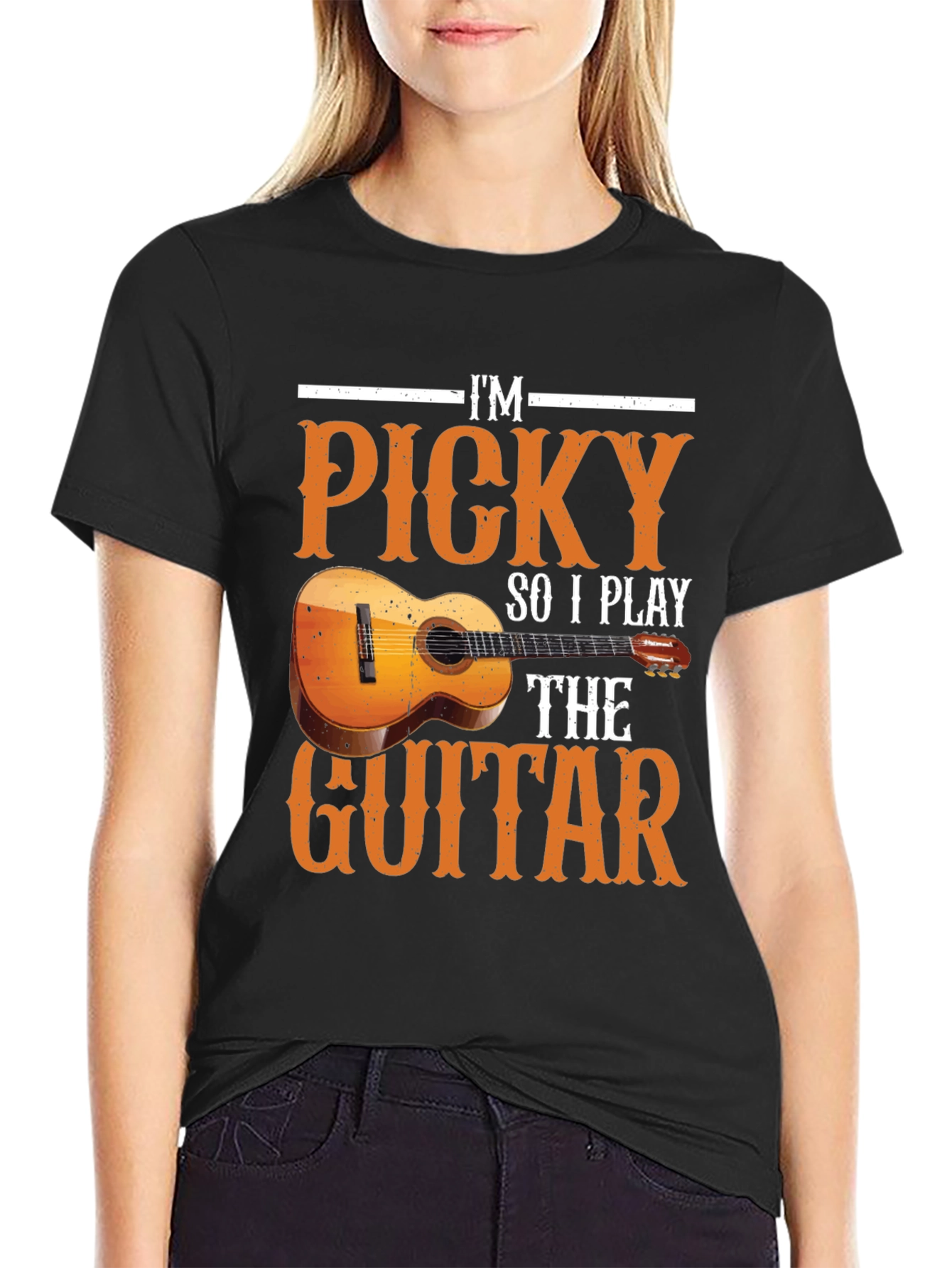 Picky Guitarist Graphic T-Shirt - Music Lover Tee