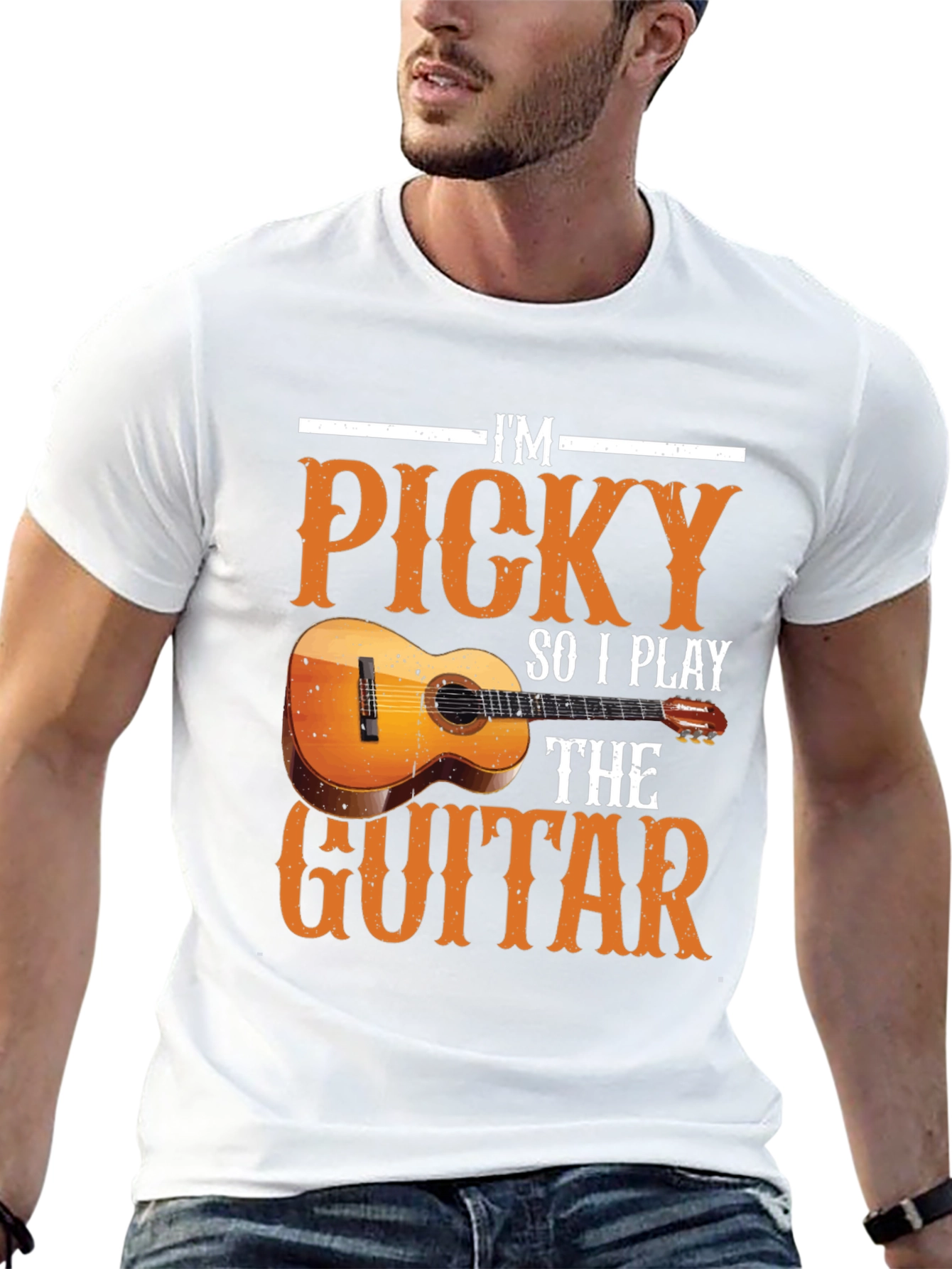 Picky Guitarist Graphic T-Shirt - Music Lover Tee