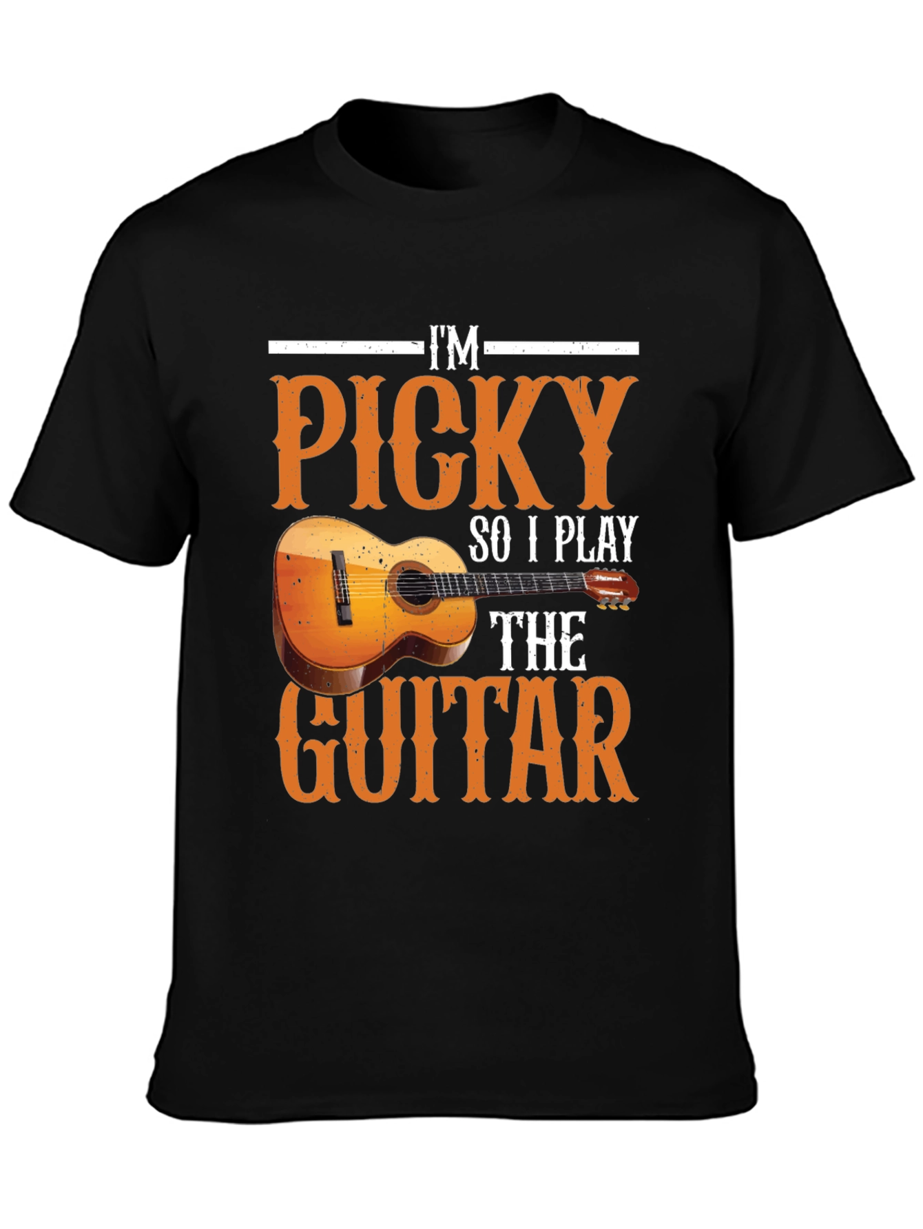 Picky Guitarist Graphic T-Shirt - Music Lover Tee