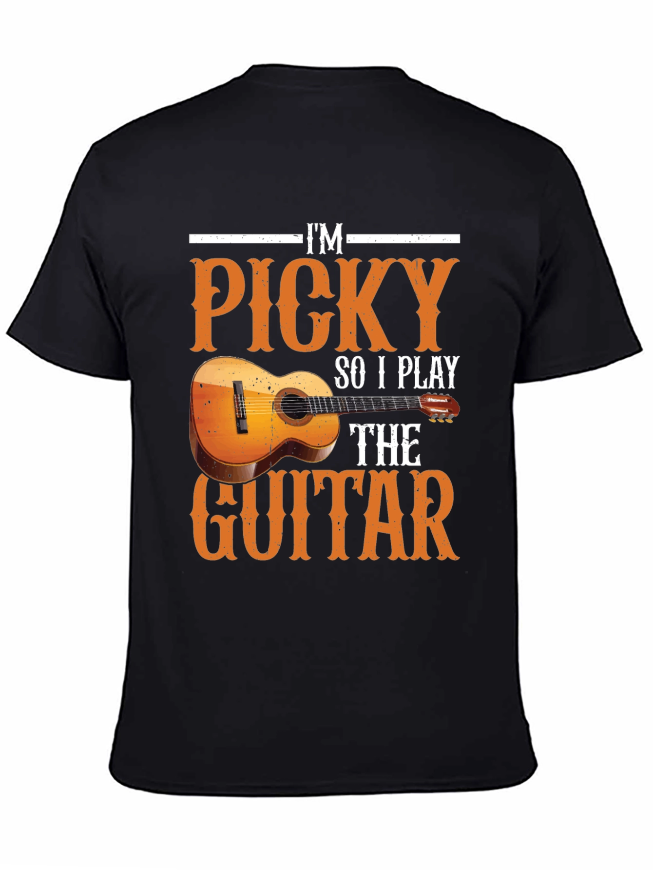 Picky Guitarist Graphic T-Shirt - Music Lover Tee