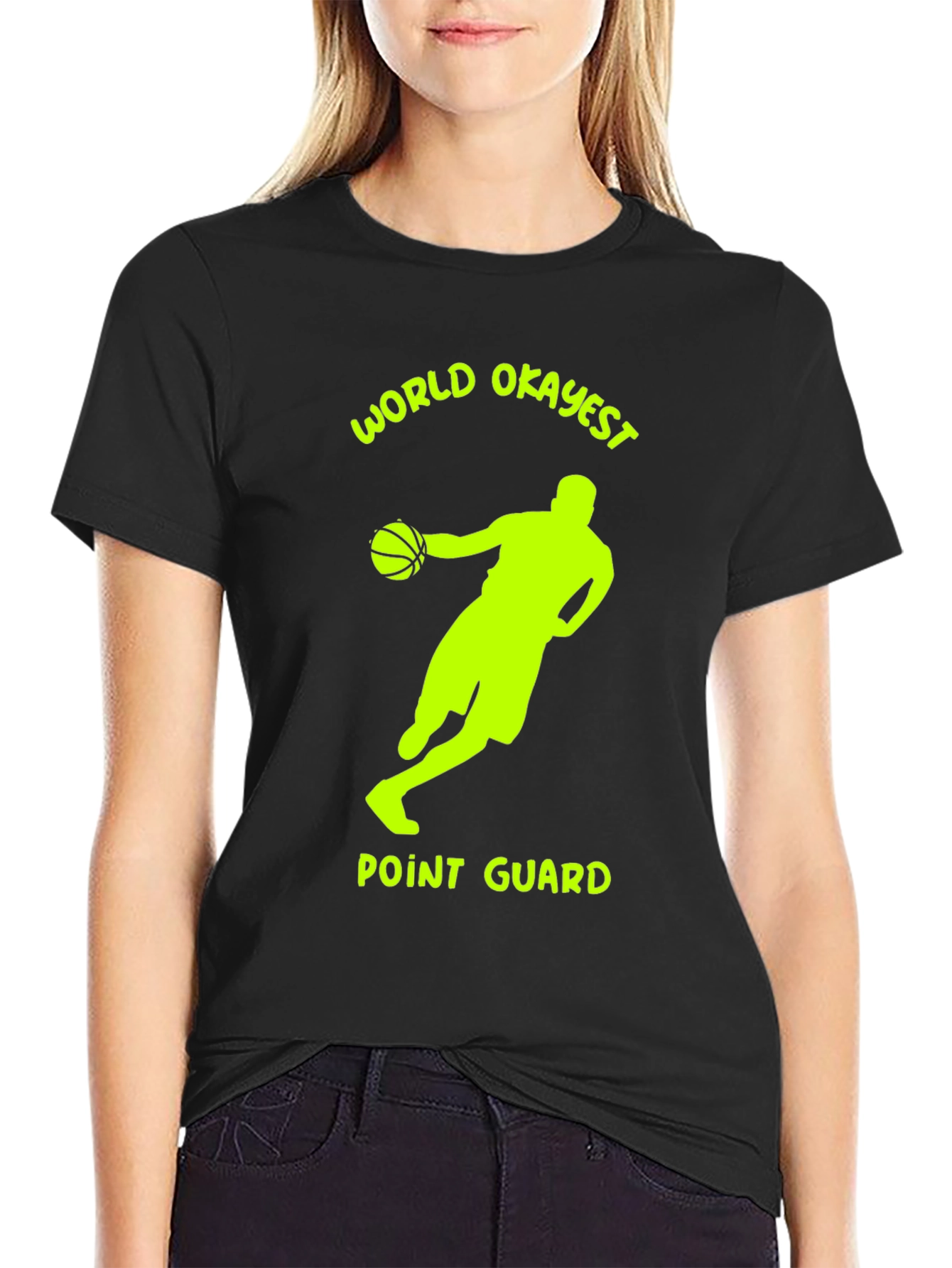 World Okayest Point Guard T-Shirt - Basketball Tee