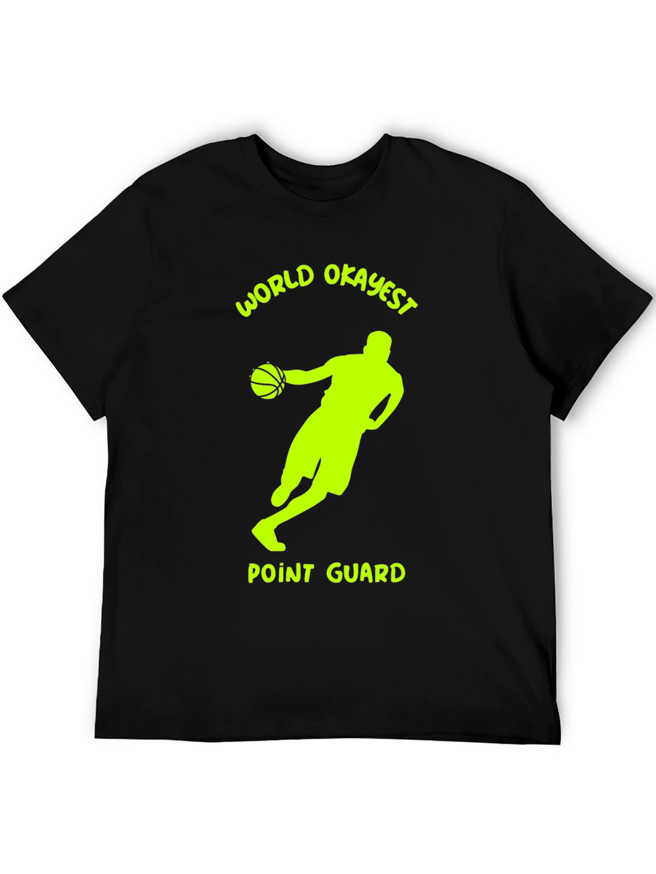 World Okayest Point Guard T-Shirt - Basketball Tee