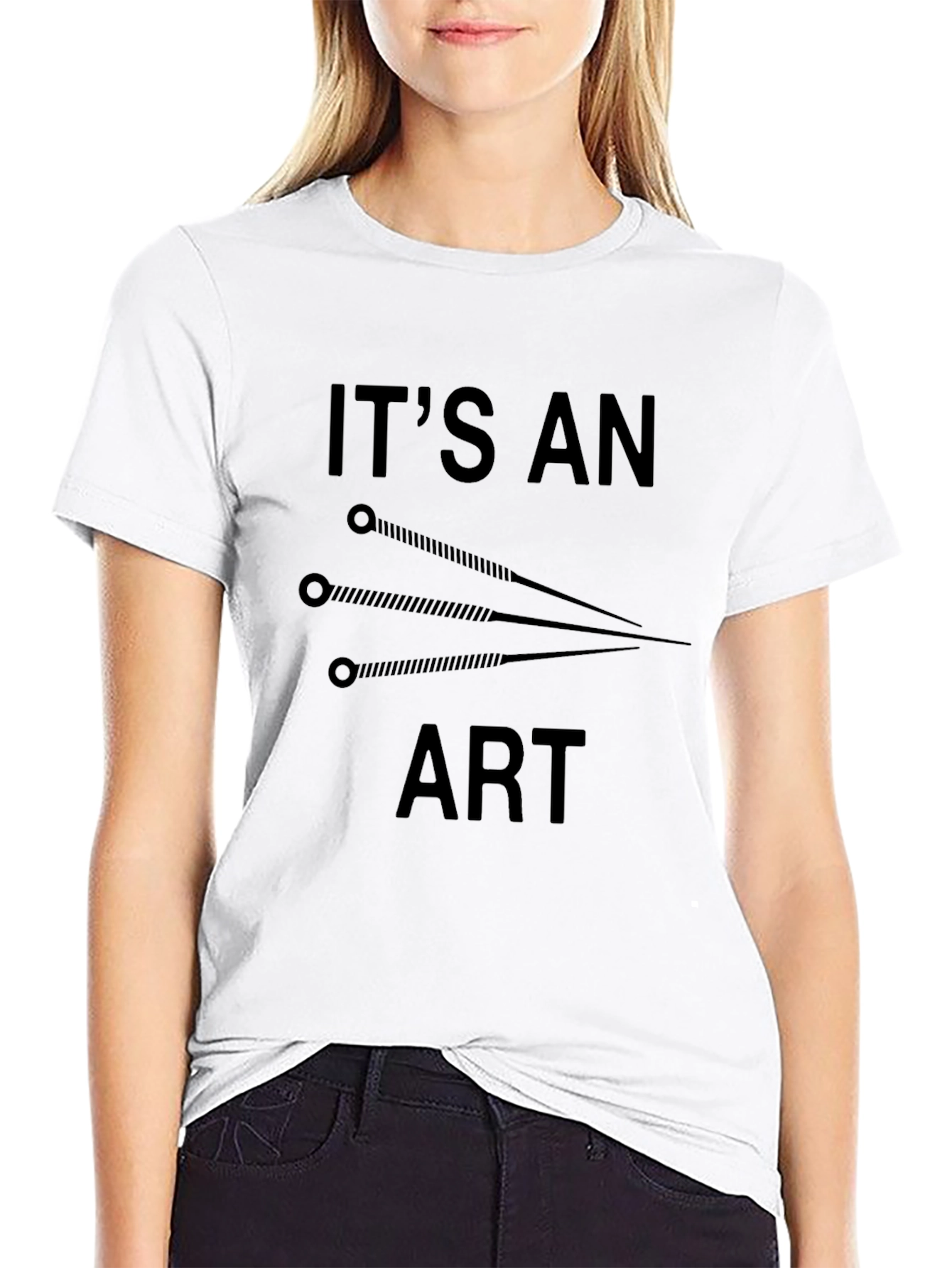 Acupuncture Art Black T-Shirt