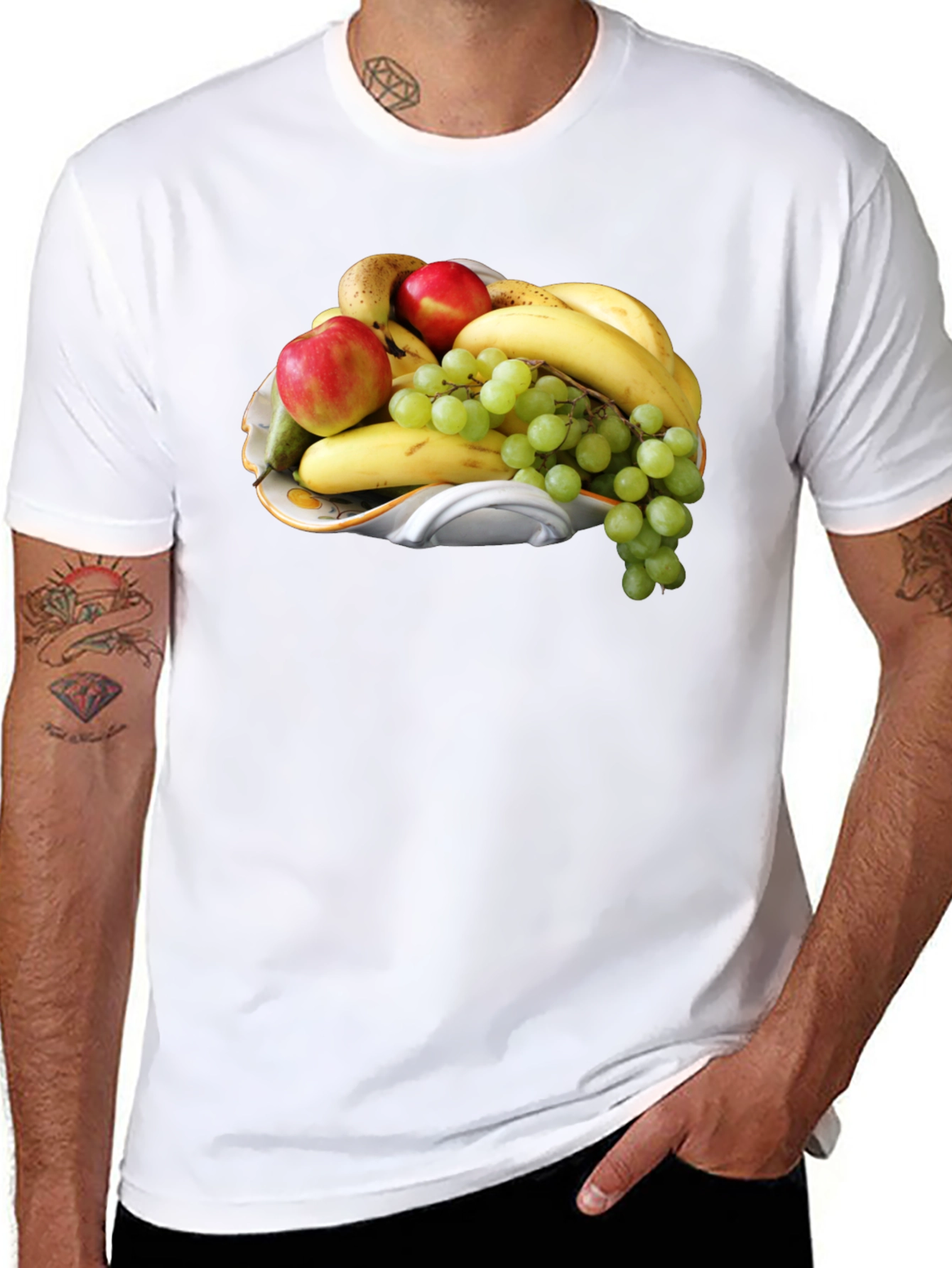 Fruit Bowl Graphic Tee - Unique Food Lovers Apparel