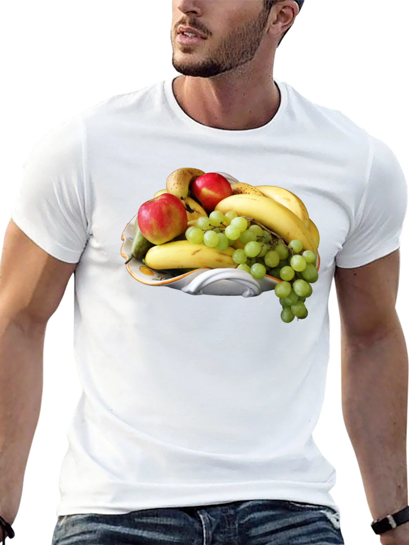Fruit Bowl Graphic Tee - Unique Food Lovers Apparel