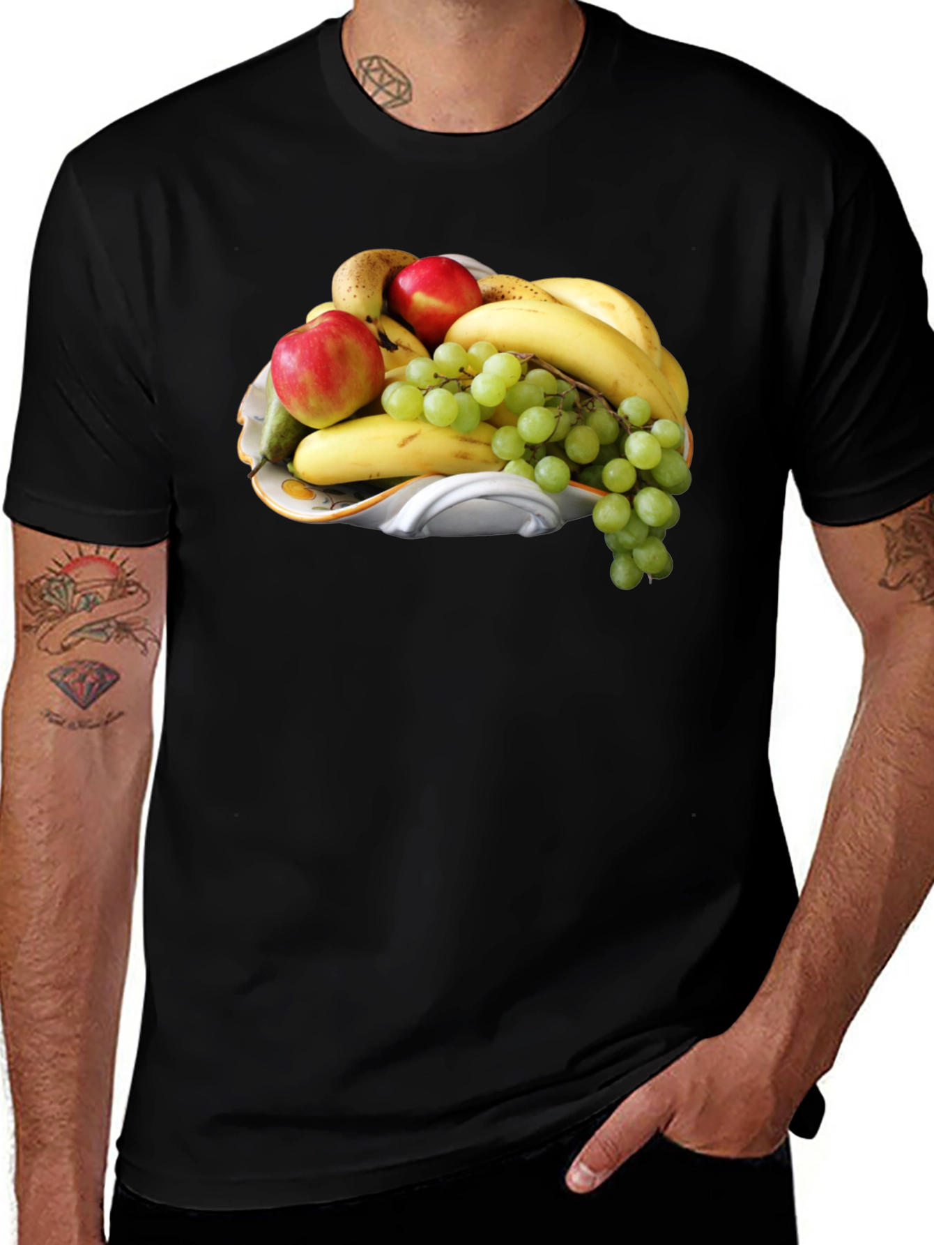 Fruit Bowl Graphic Tee - Unique Food Lovers Apparel