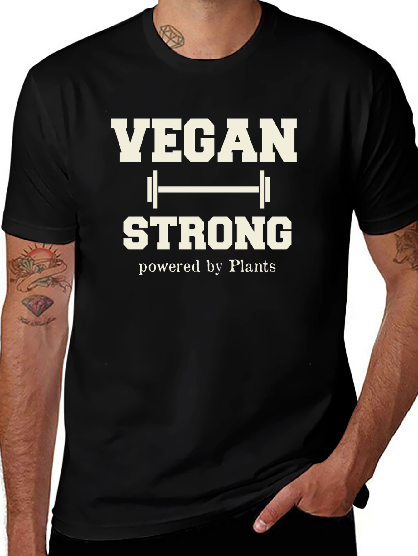 Vegan Strong T-Shirt - Plant Powered Fitness Tee