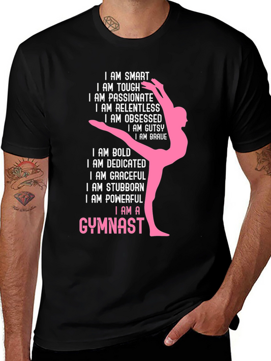 Gymnast T-Shirt - Smart Tough Passionate Gymnast Tee