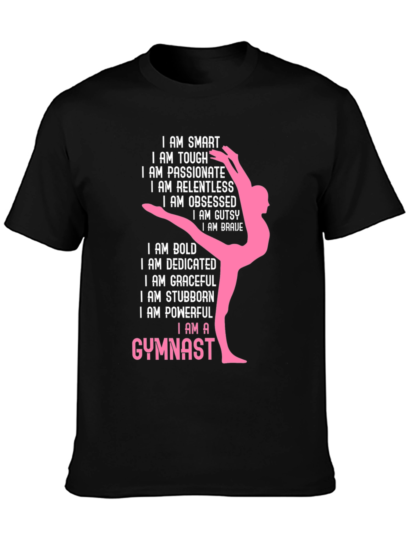 Gymnast T-Shirt - Smart Tough Passionate Gymnast Tee
