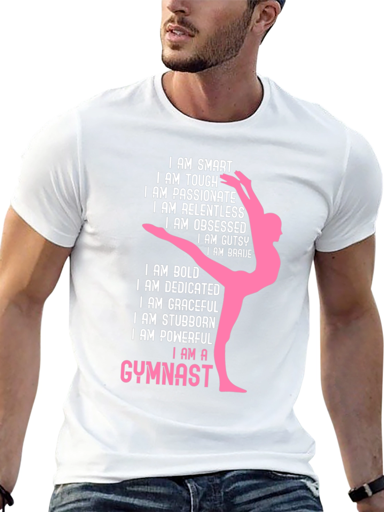 Gymnast T-Shirt - Smart Tough Passionate Gymnast Tee