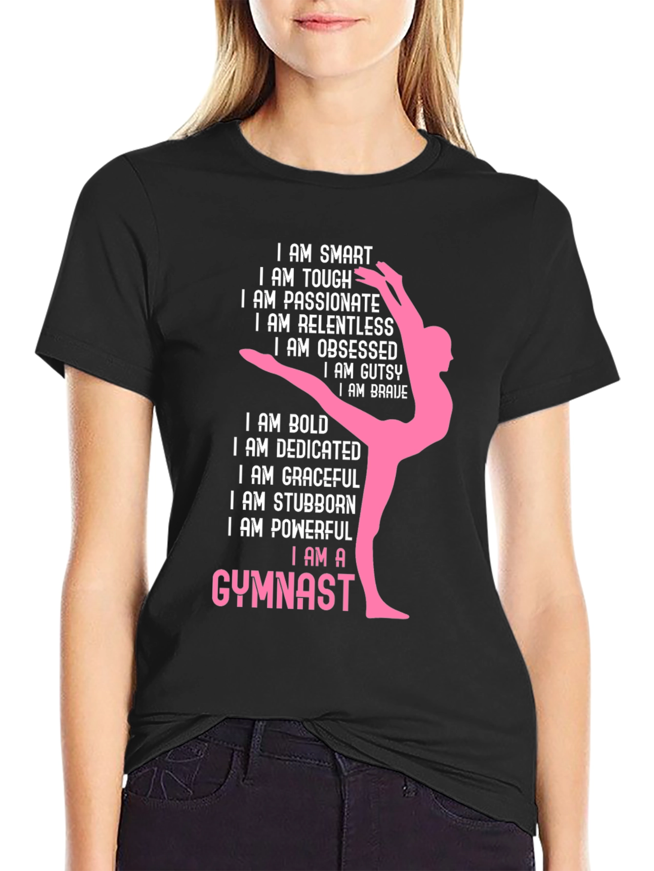 Gymnast T-Shirt - Smart Tough Passionate Gymnast Tee
