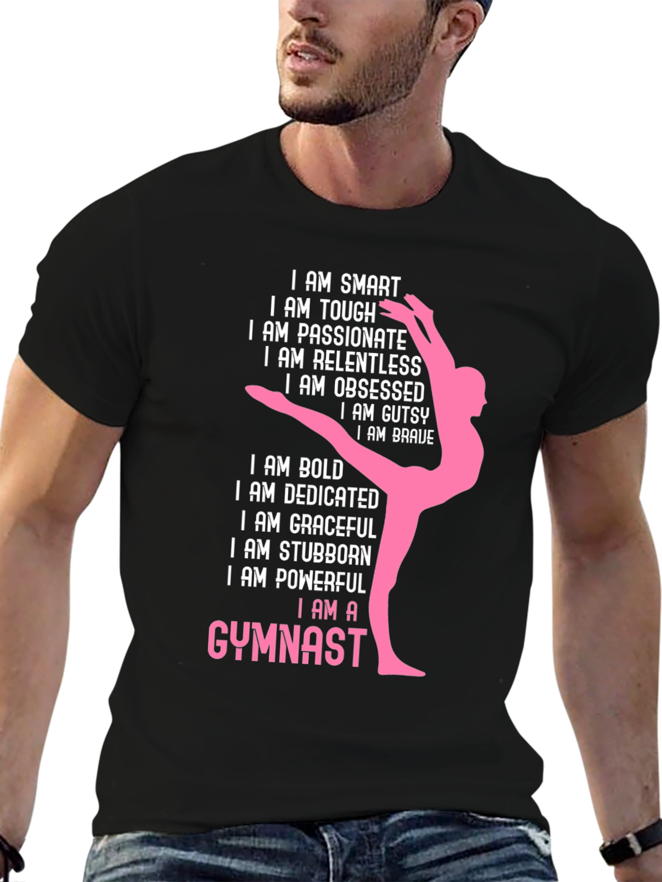 Gymnast T-Shirt - Smart Tough Passionate Gymnast Tee