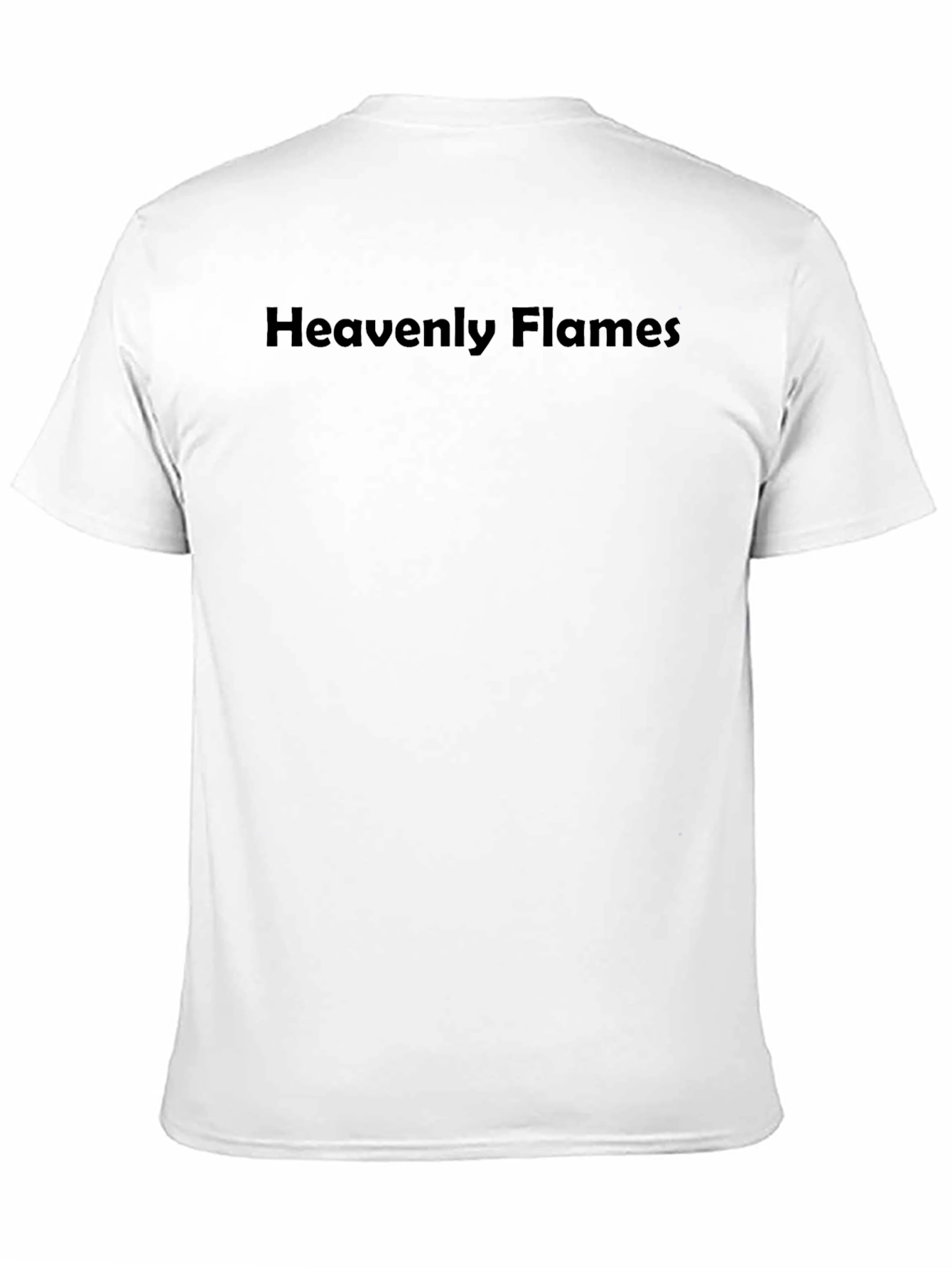 Heavenly Flames Black T-Shirt