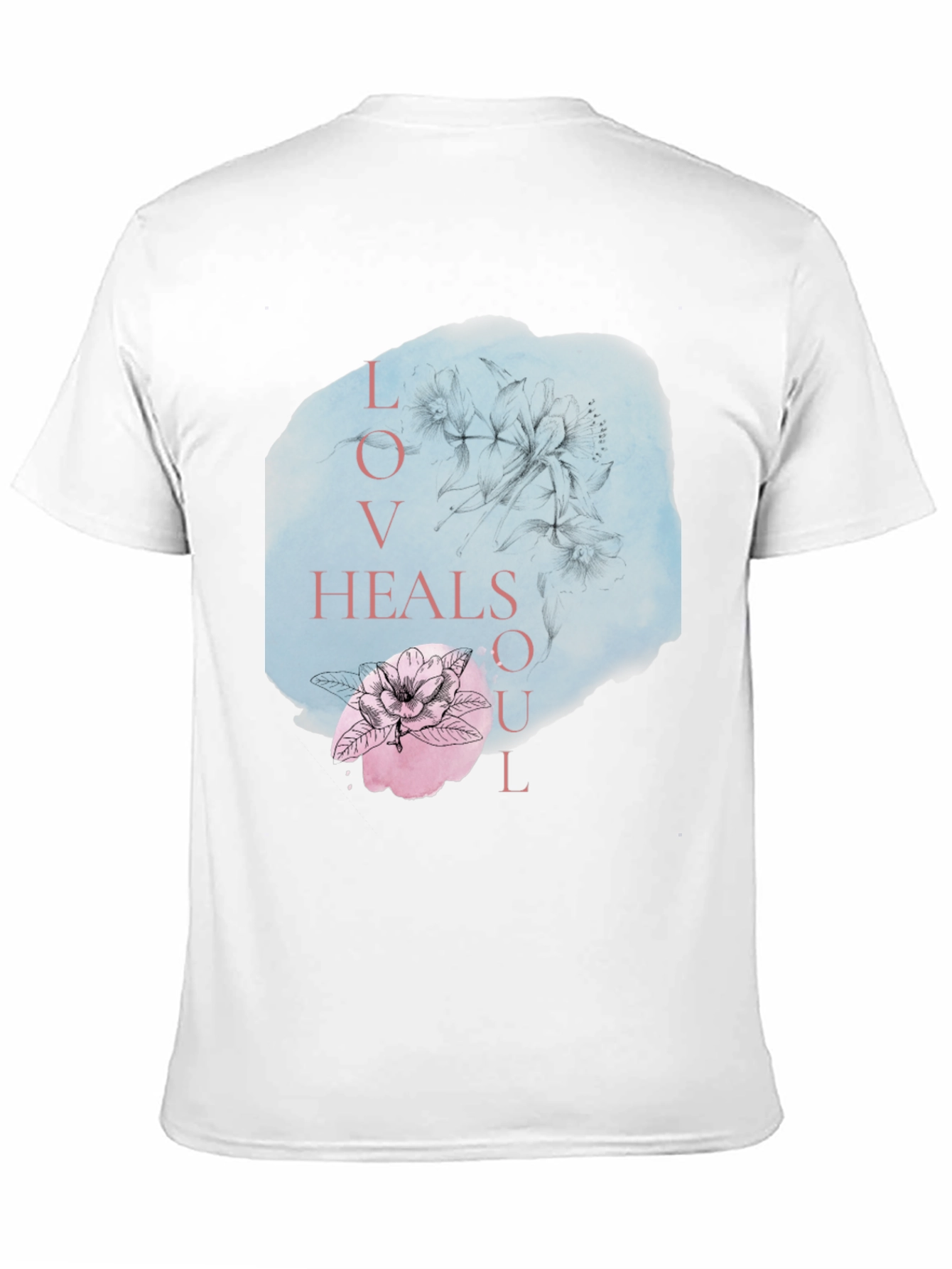 Love Heals Soul Black Graphic Tee