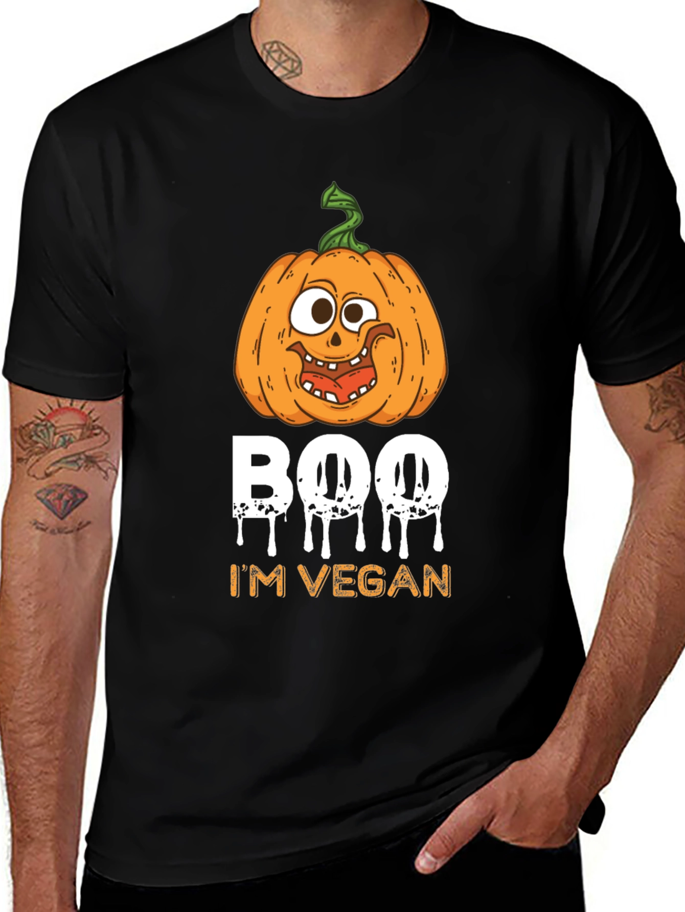 Boo Im Vegan Halloween T-Shirt