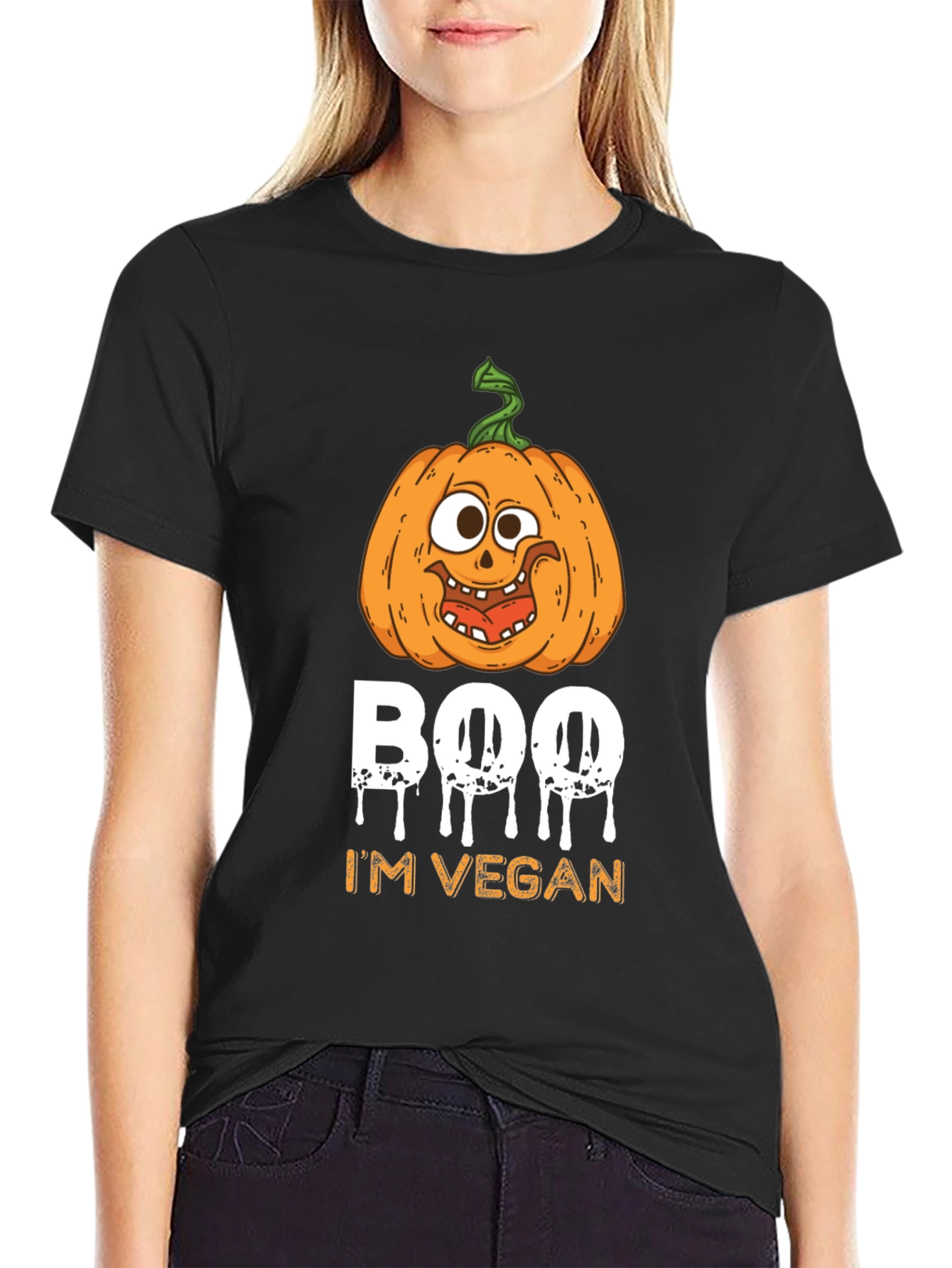 Boo Im Vegan Halloween T-Shirt