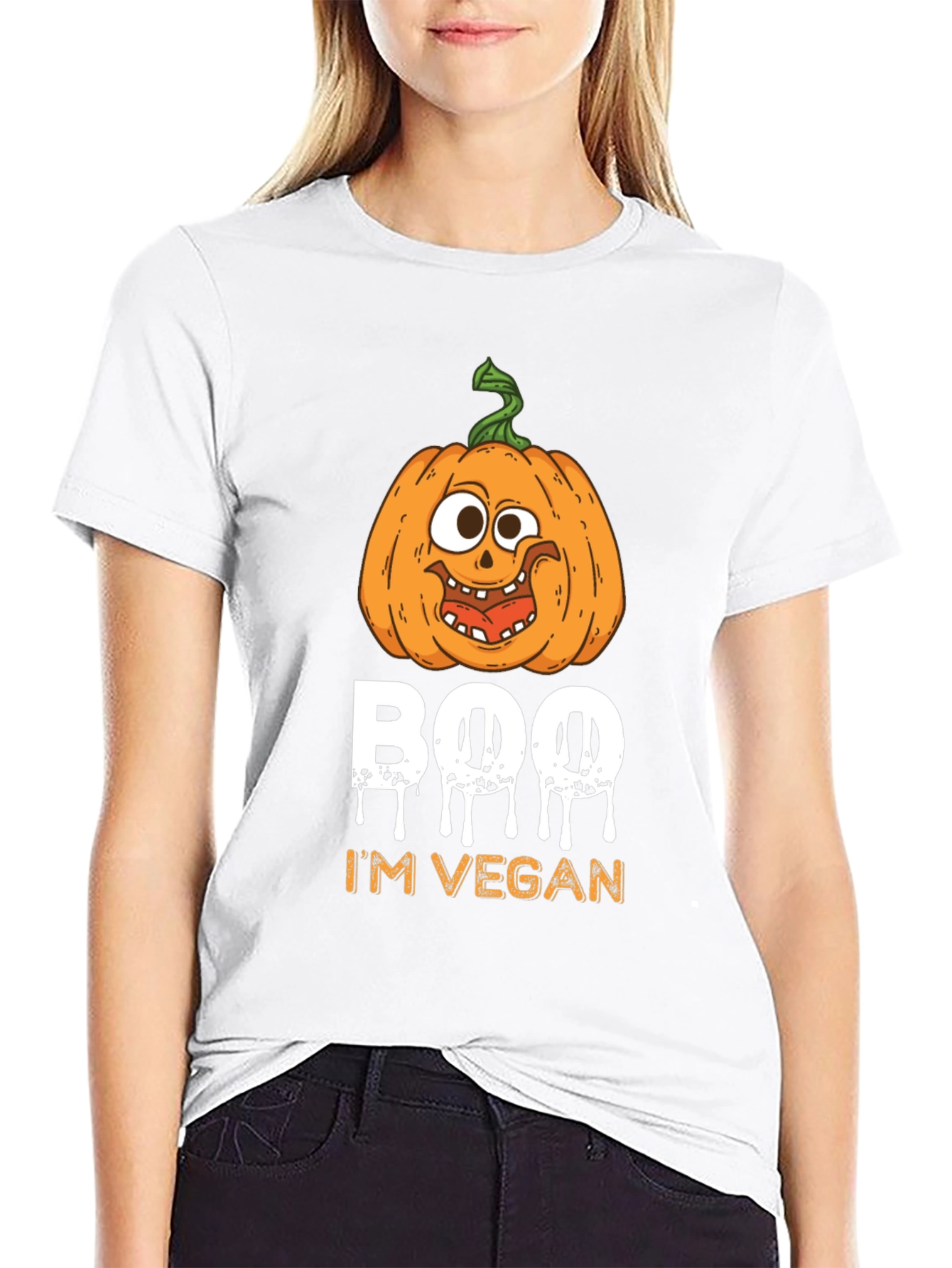 Boo Im Vegan Halloween T-Shirt