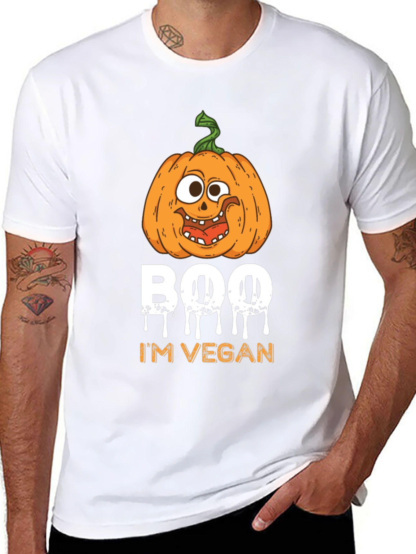 Boo Im Vegan Halloween T-Shirt