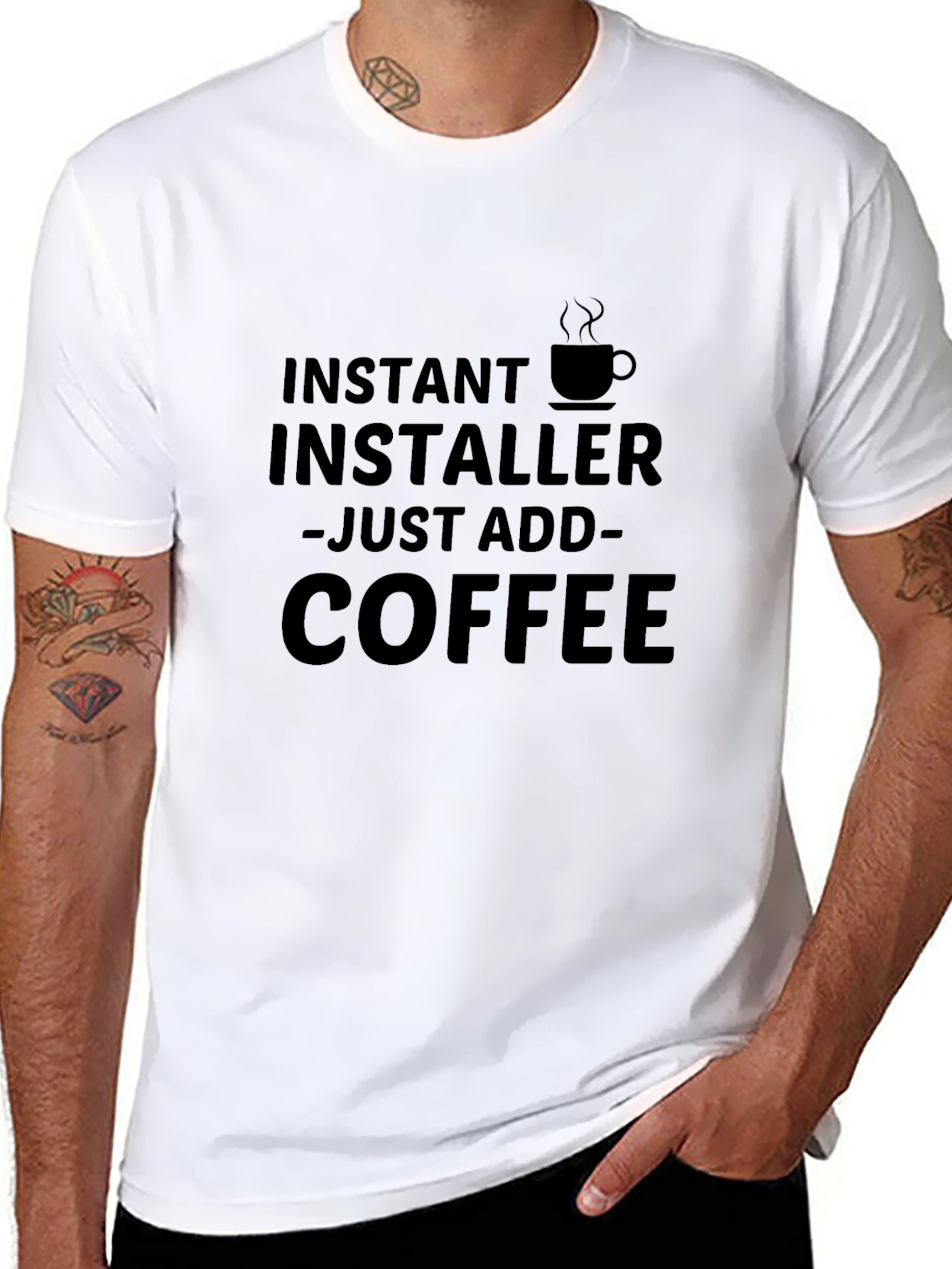 Instant Installer Just Add Coffee T-Shirt