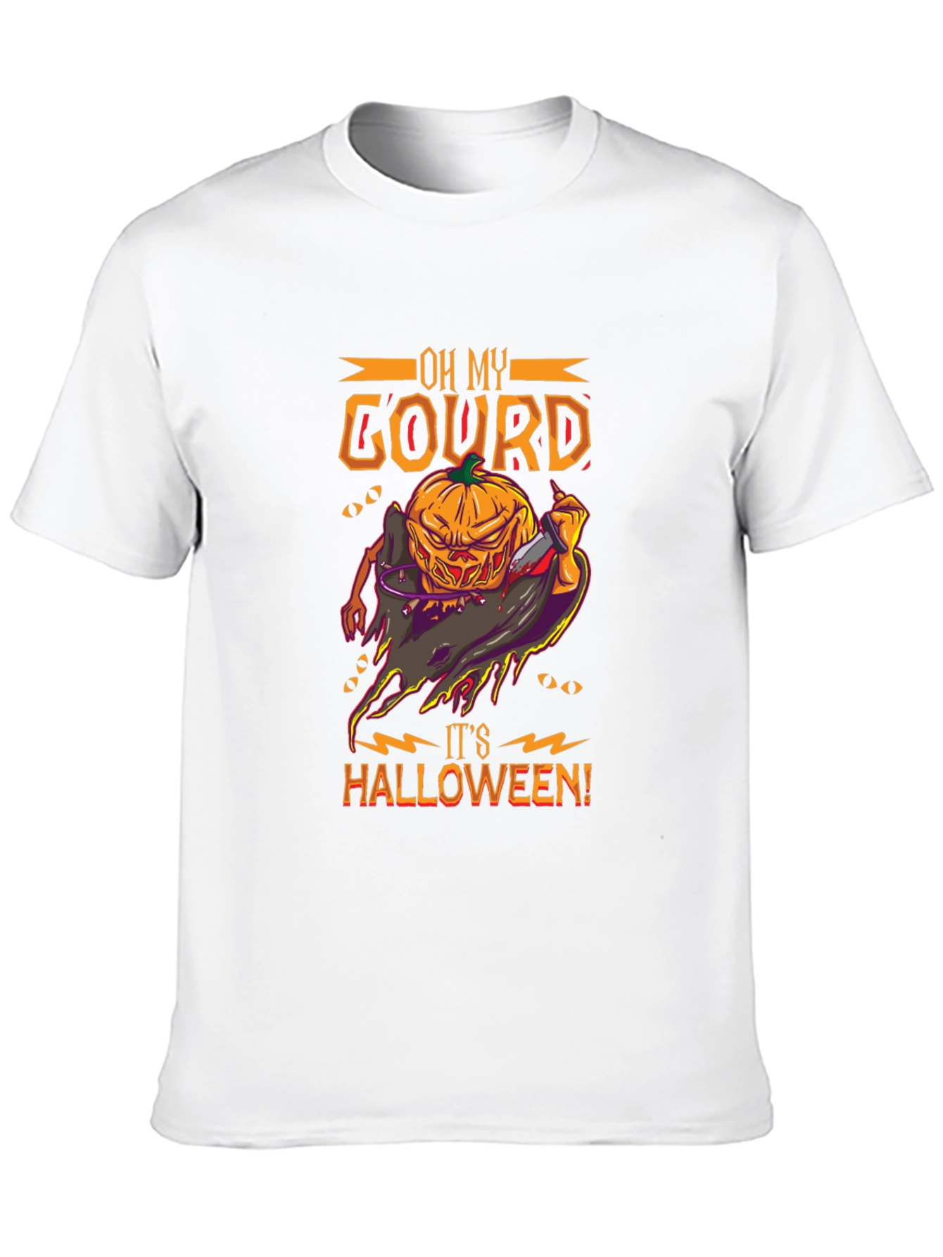 Oh My Gourd! Halloween Graphic T-Shirt