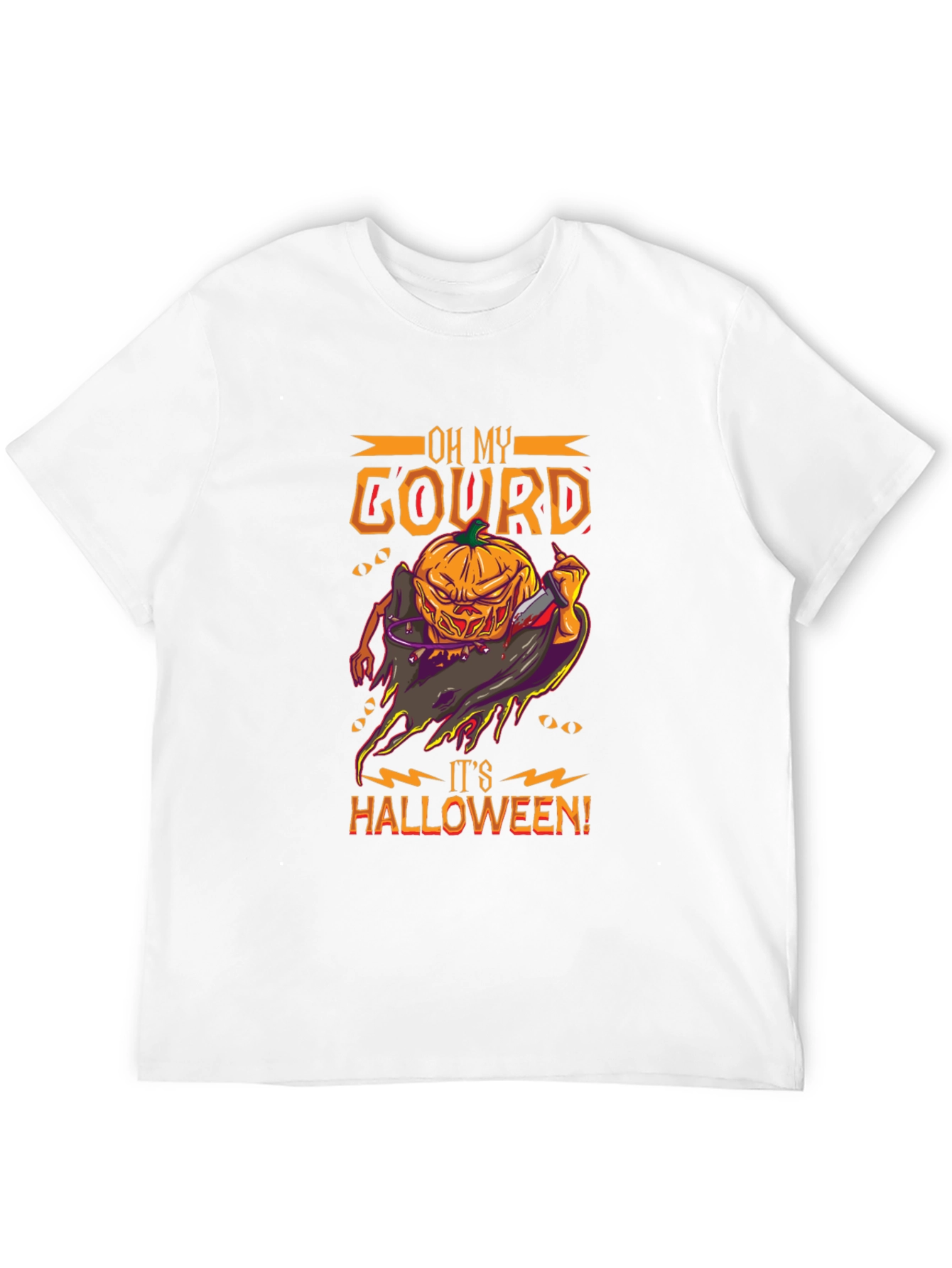 Oh My Gourd! Halloween Graphic T-Shirt