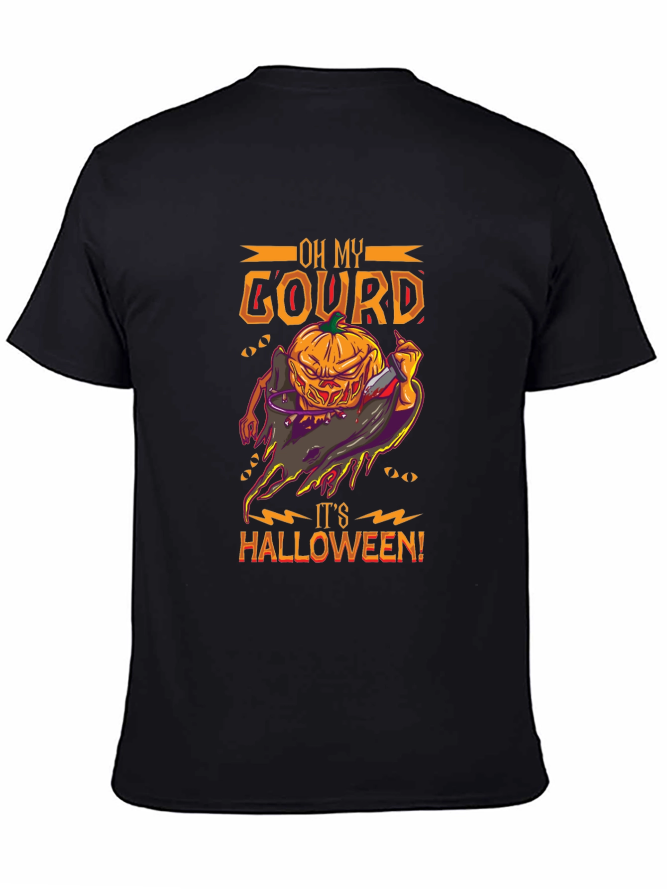 Oh My Gourd! Halloween Graphic T-Shirt