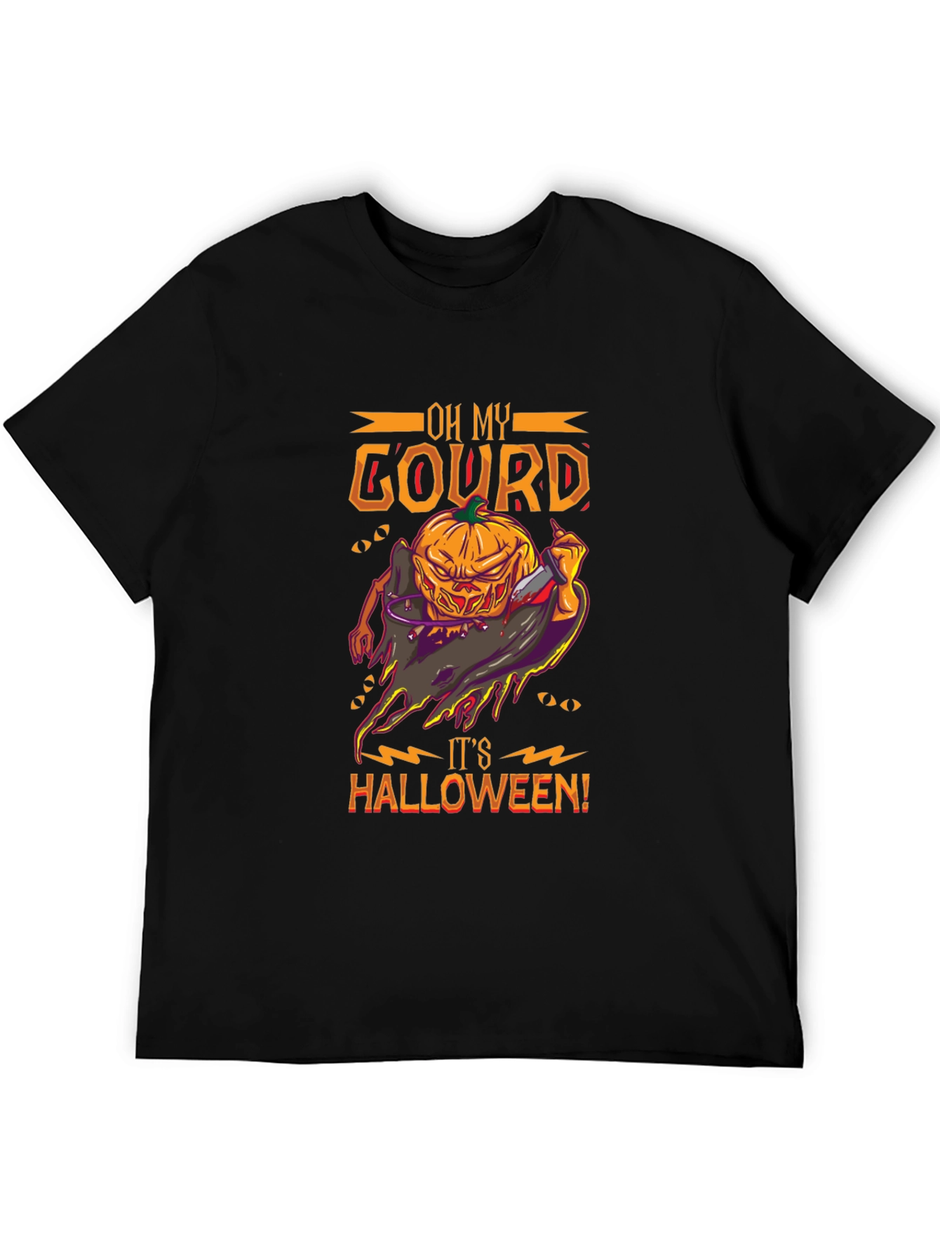 Oh My Gourd! Halloween Graphic T-Shirt