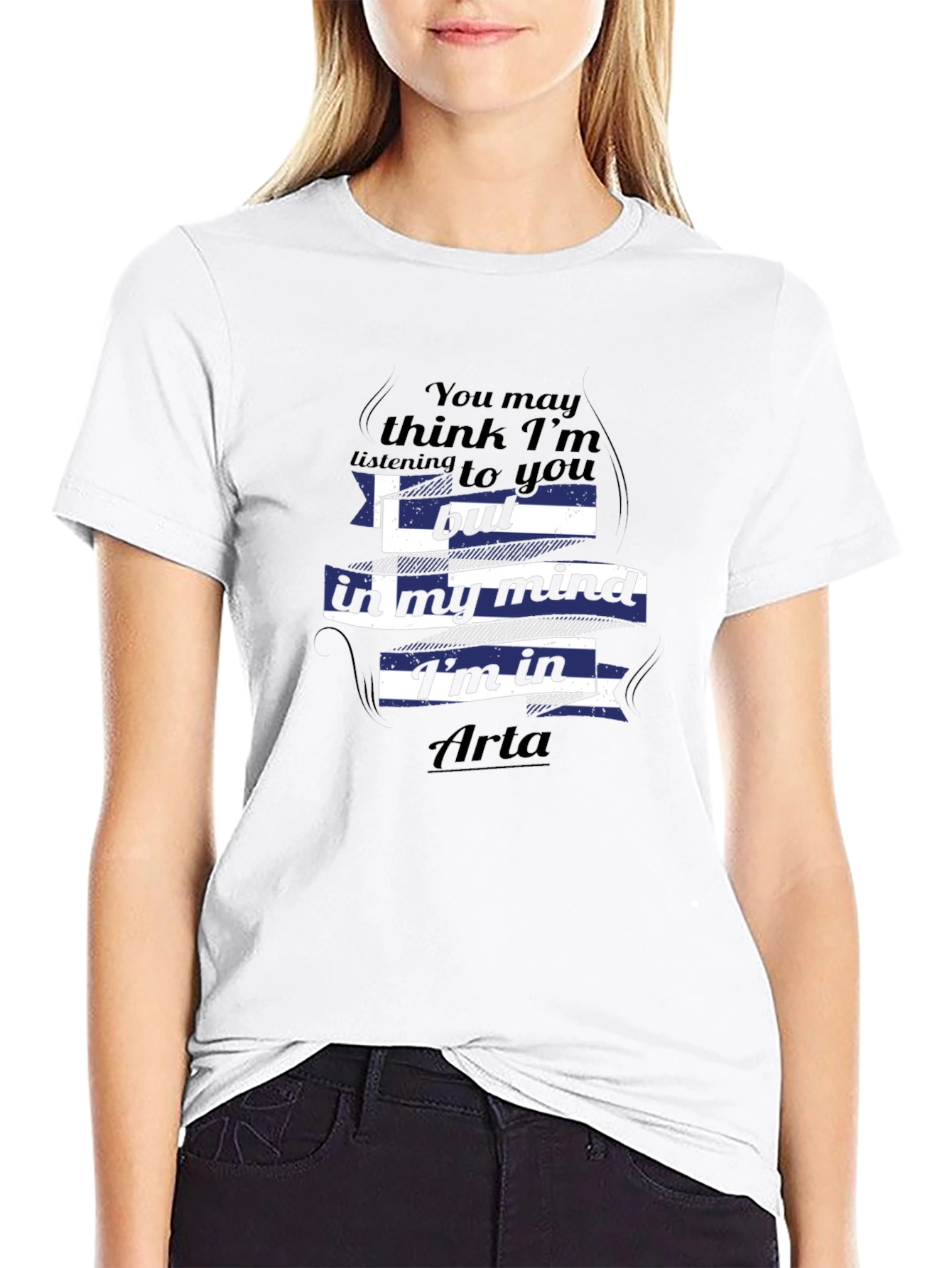 Arta Mind T-Shirt - Greek Flag Design