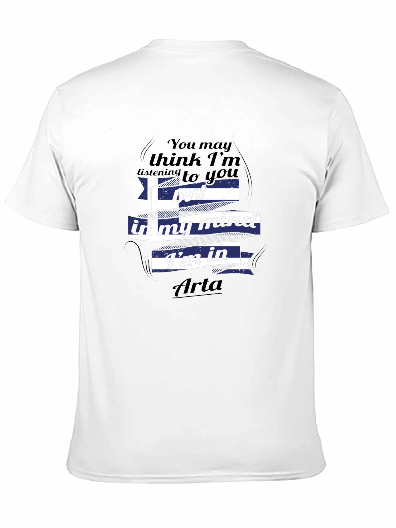 Arta Mind T-Shirt - Greek Flag Design