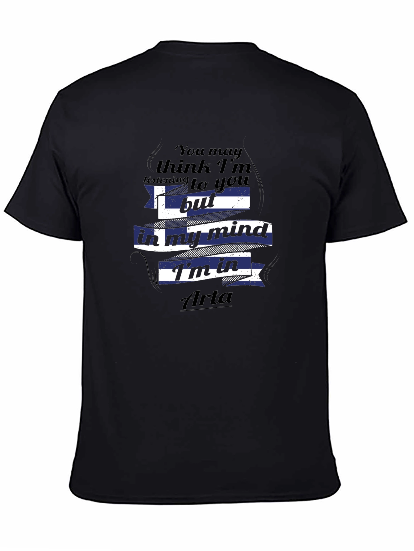 Arta Mind T-Shirt - Greek Flag Design