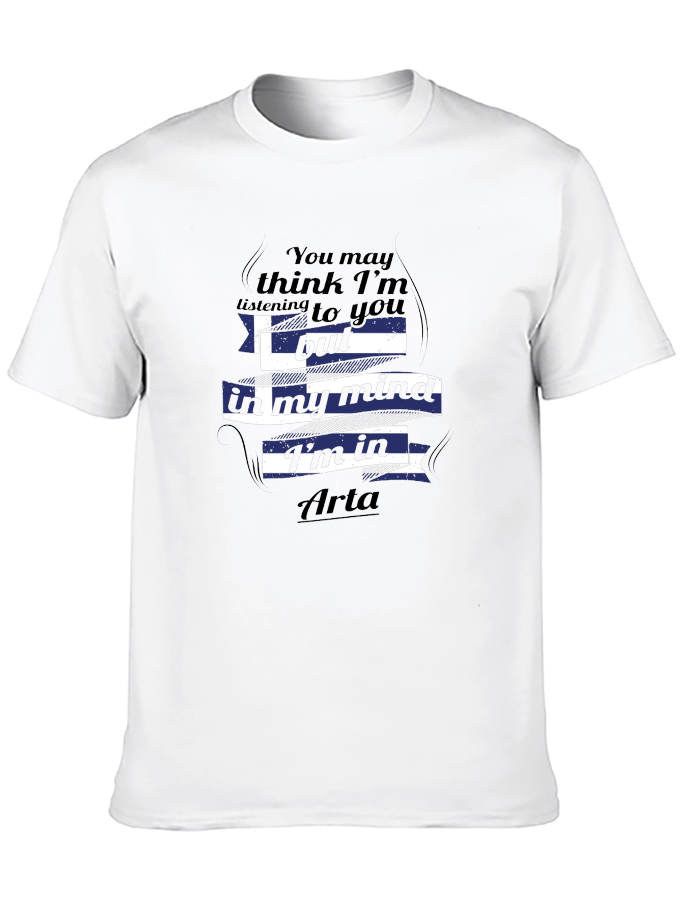 Arta Mind T-Shirt - Greek Flag Design