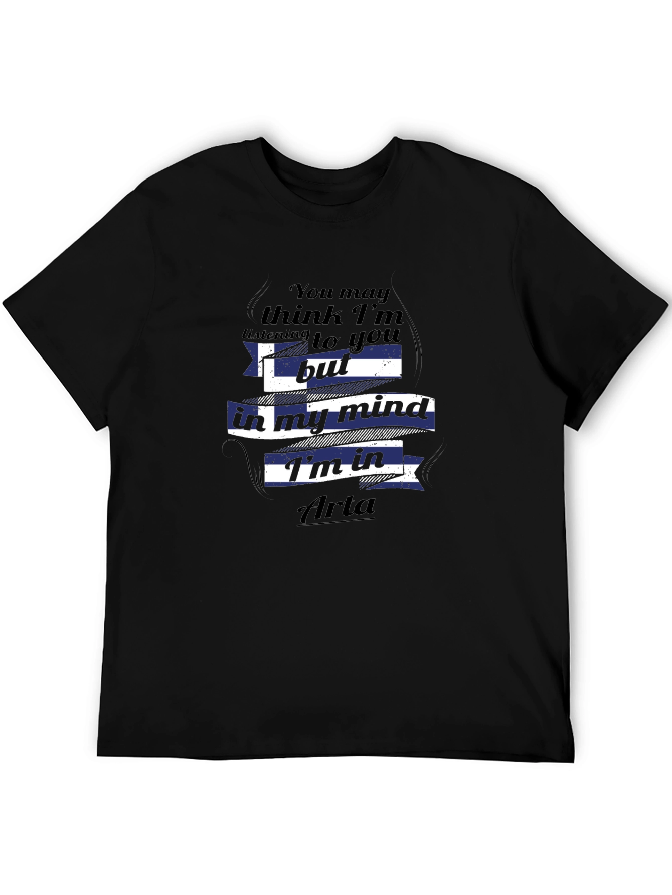 Arta Mind T-Shirt - Greek Flag Design
