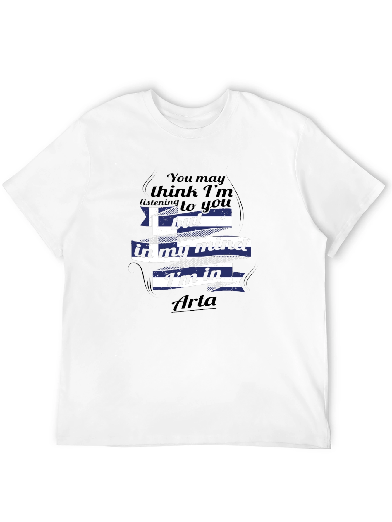 Arta Mind T-Shirt - Greek Flag Design