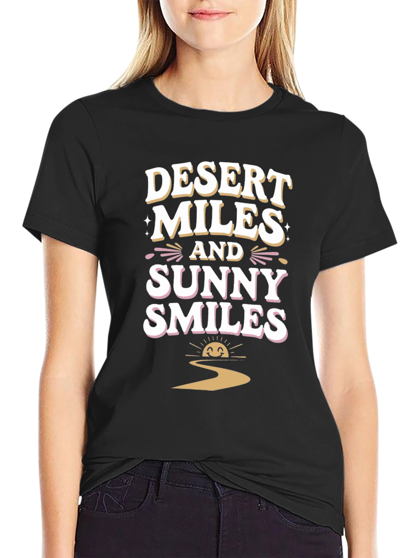 Desert Miles and Sunny Smiles Graphic Tee