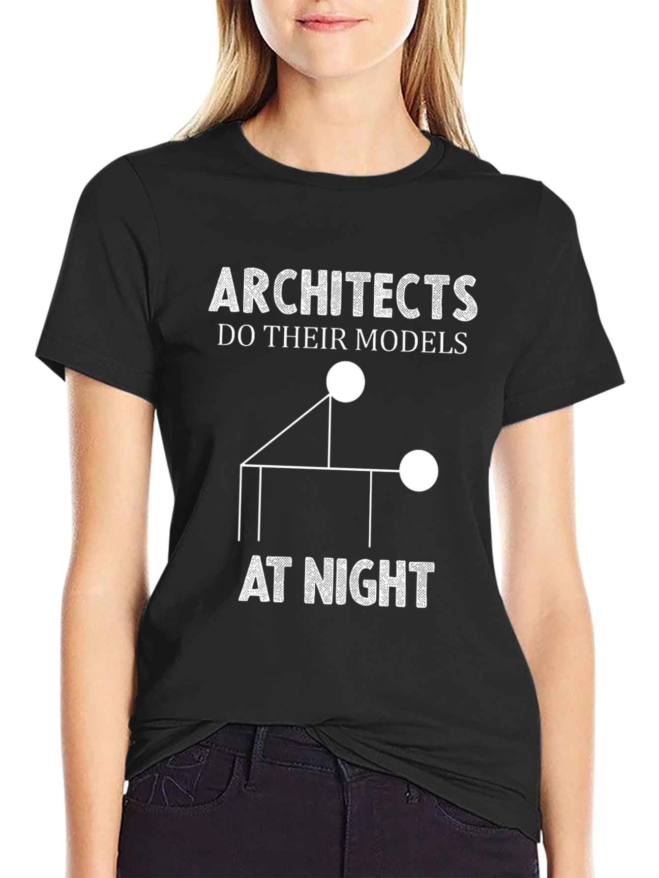 Architects Do Their Models At Night Graphic Tee