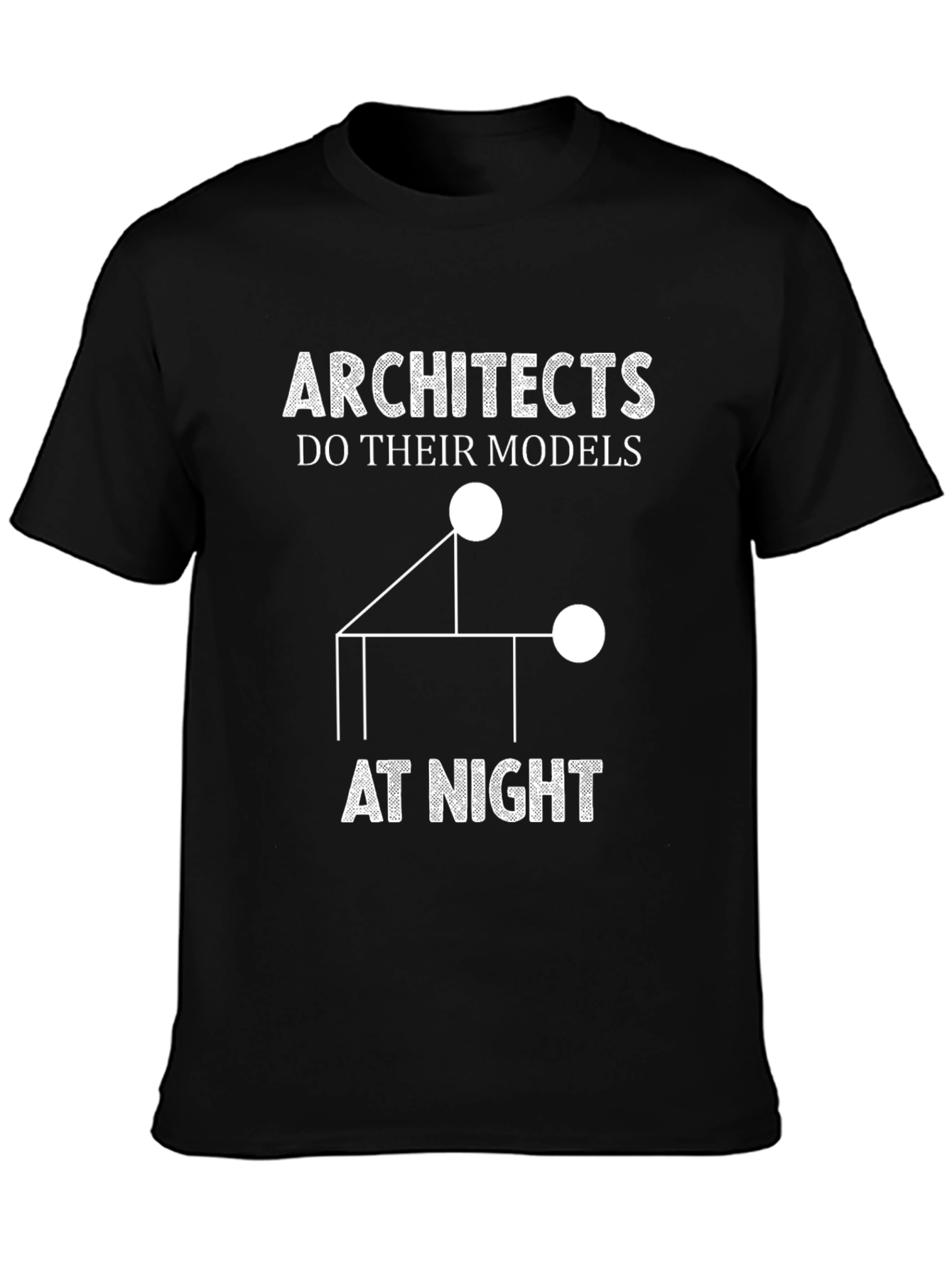 Architects Do Their Models At Night Graphic Tee