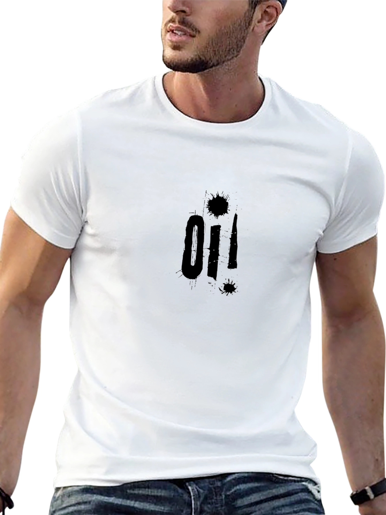 Graphic Black T-Shirt - 01! Design Casual Wear