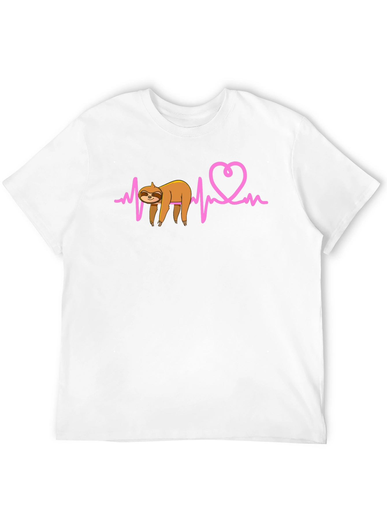 Sloth Heartbeat T-Shirt - Cute & Unique Design!