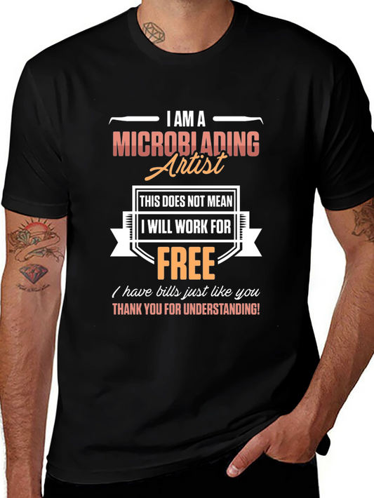 Microblading Artist T-Shirt - Funny Job Pride Tee