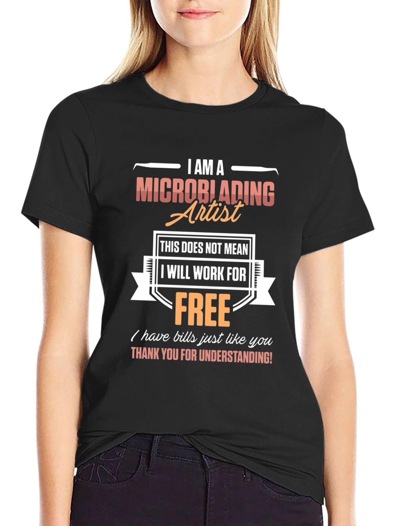 Microblading Artist T-Shirt - Funny Job Pride Tee