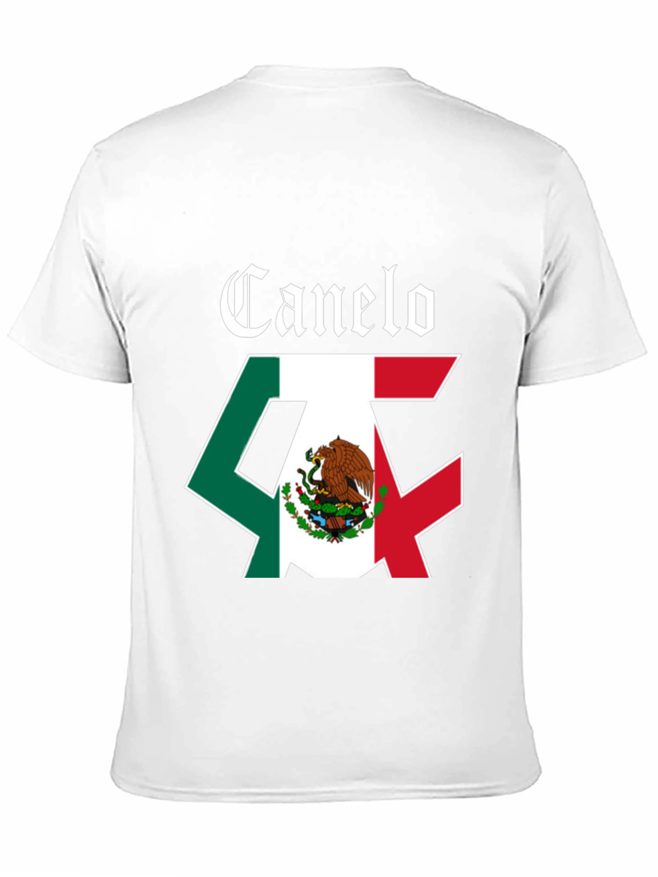 Canelo Mexico Flag Black T-Shirt