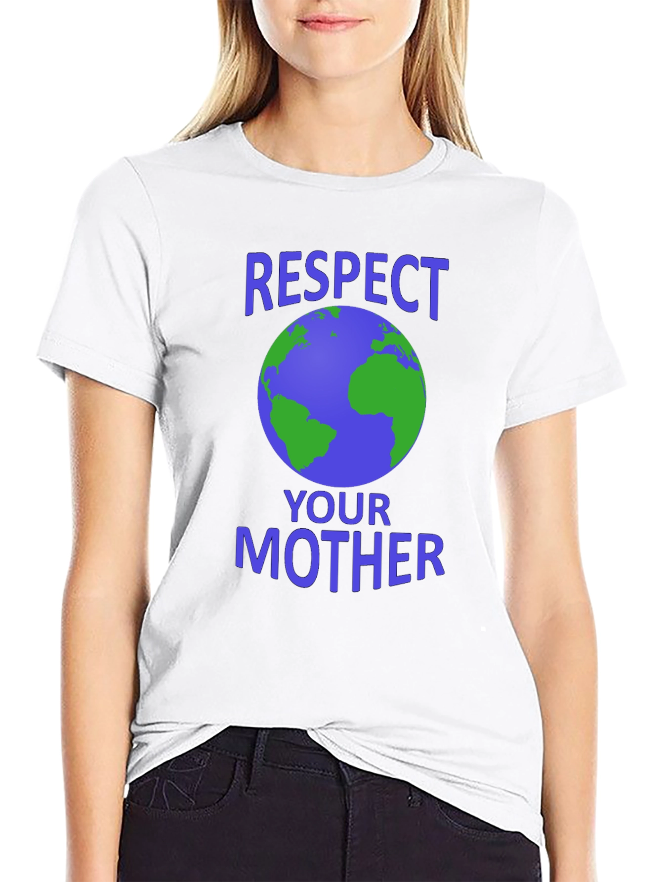 Respect Your Mother Earth T-Shirt - Eco-Friendly Design